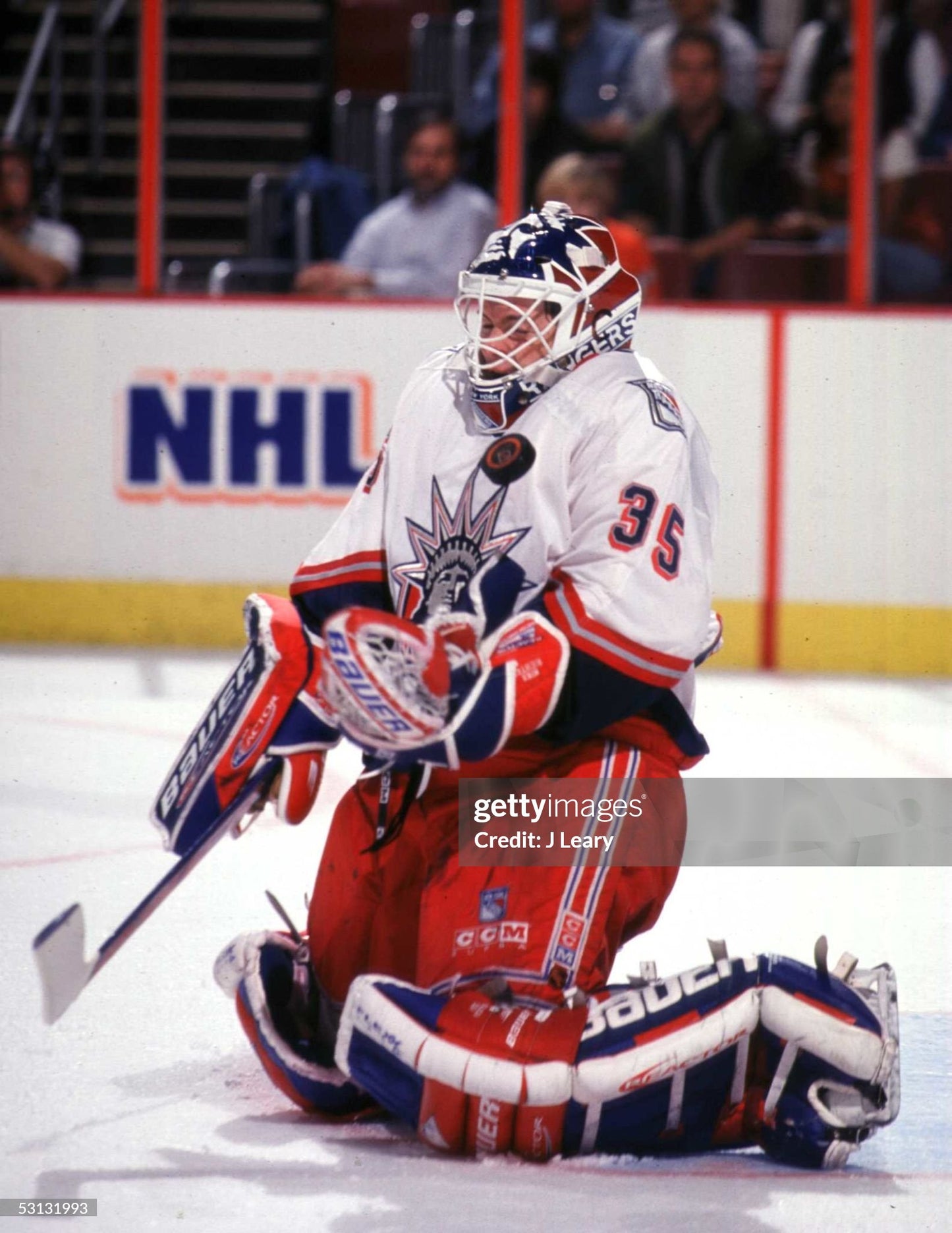 New York Rangers Mike Richter 1998-1999 Alternate NHL Hockey Jersey (54/XL)