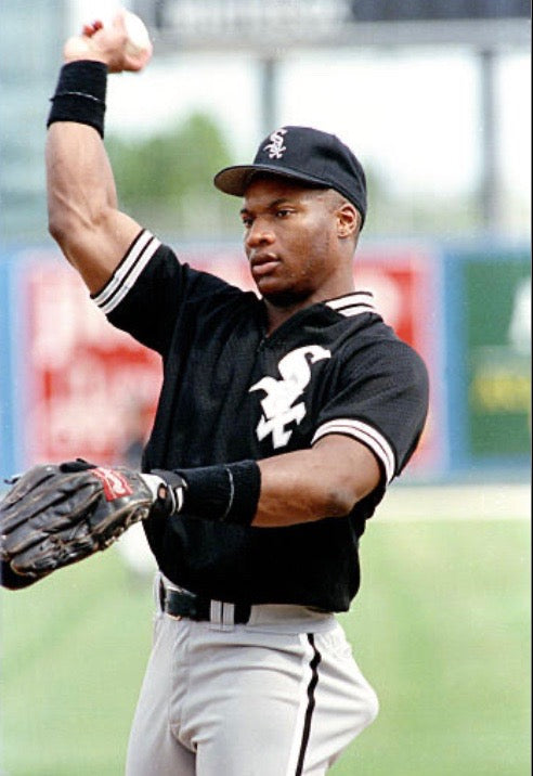 Chicago White Sox Bo Jackson 1991 Batting Practice Q-Zip Jersey (XL)