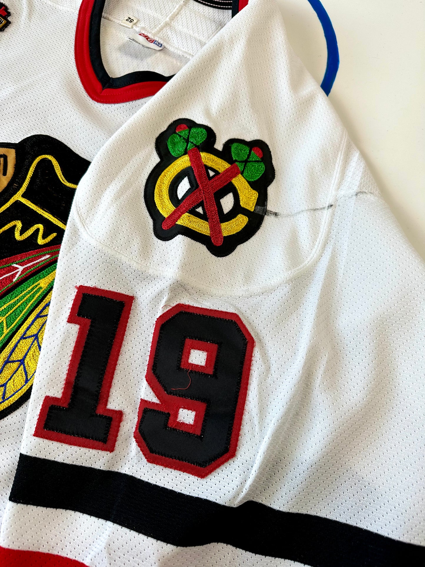 Chicago Blackhawks 2000-2001 Dean Mcammond Game Worn NHL Hockey Jersey (52/XL)