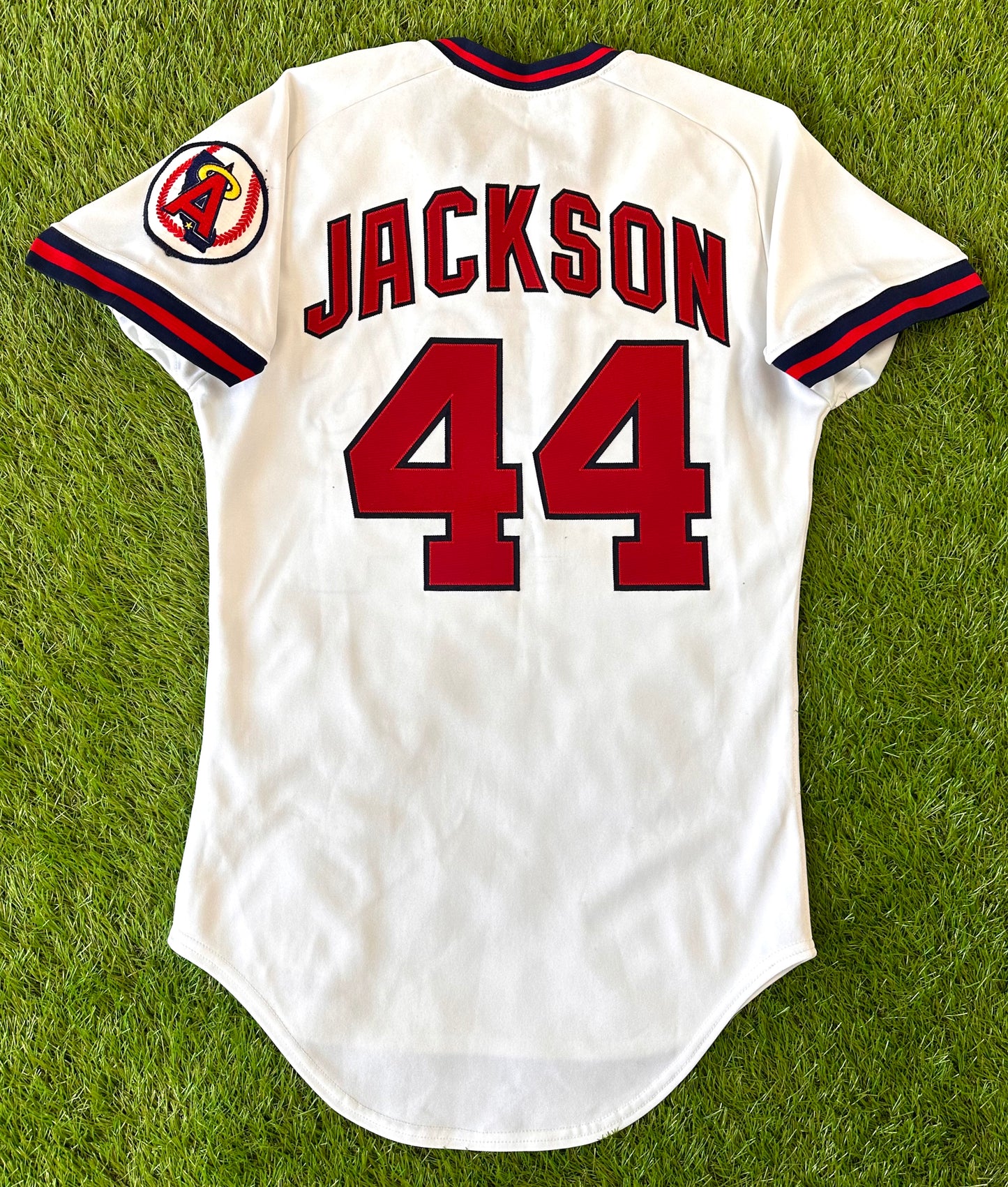 California Angels Reggie Jackson 1986 MLB Baseball Jersey (38/Medium)