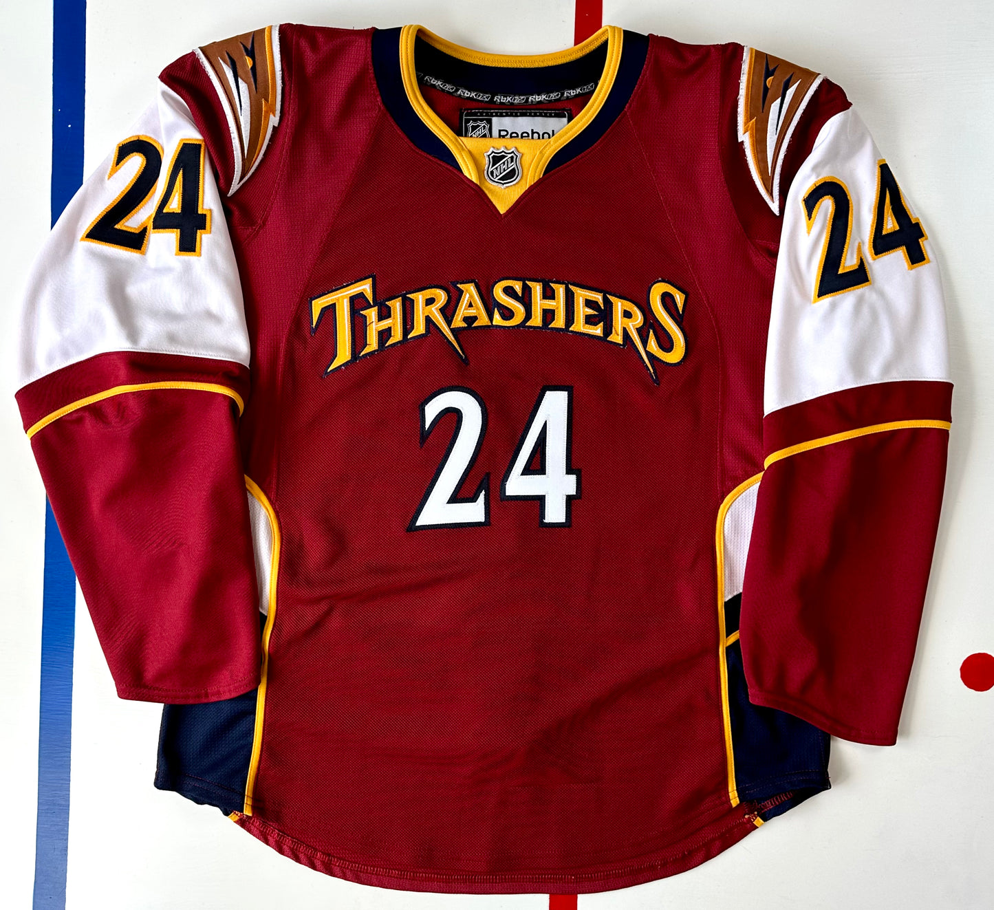 Atlanta Thrashers 2009-2010 Chris Chelios Alternate NHL Hockey Jersey (50/Medium)