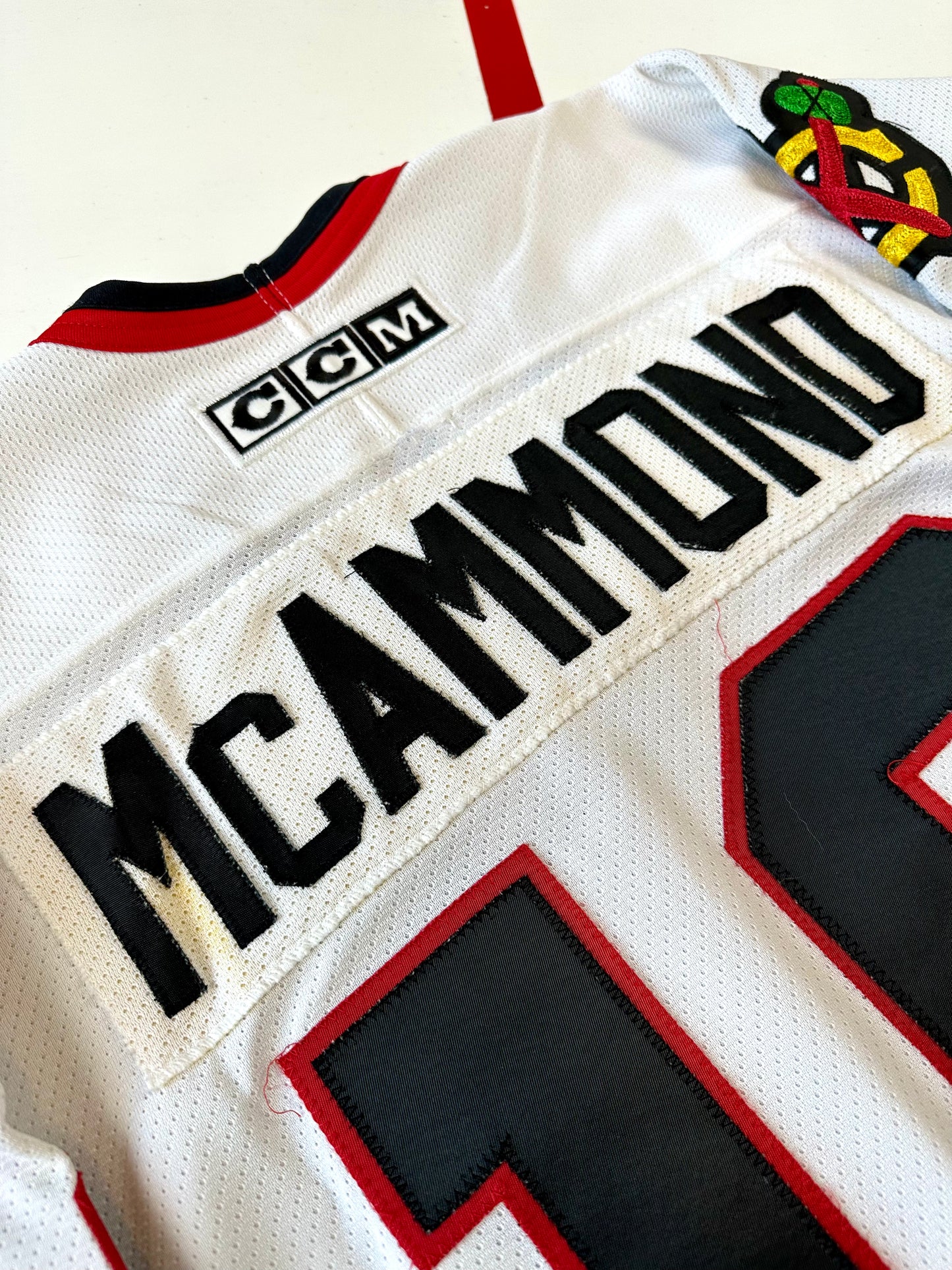 Chicago Blackhawks 2000-2001 Dean Mcammond Game Worn NHL Hockey Jersey (52/XL)
