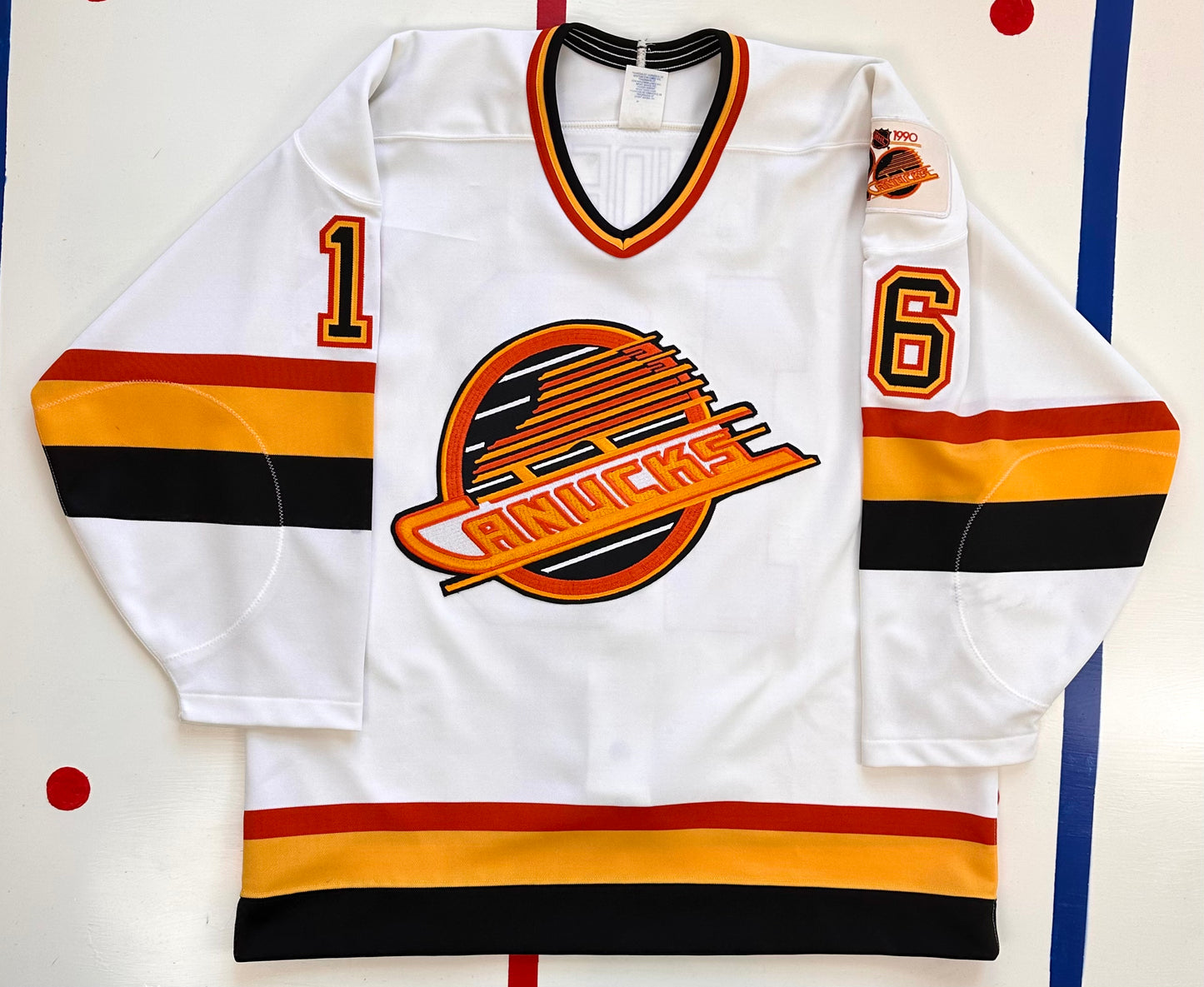 Vancouver Canucks 1989-1990 Trevor Linden NHL Hockey Jersey (48/XL)