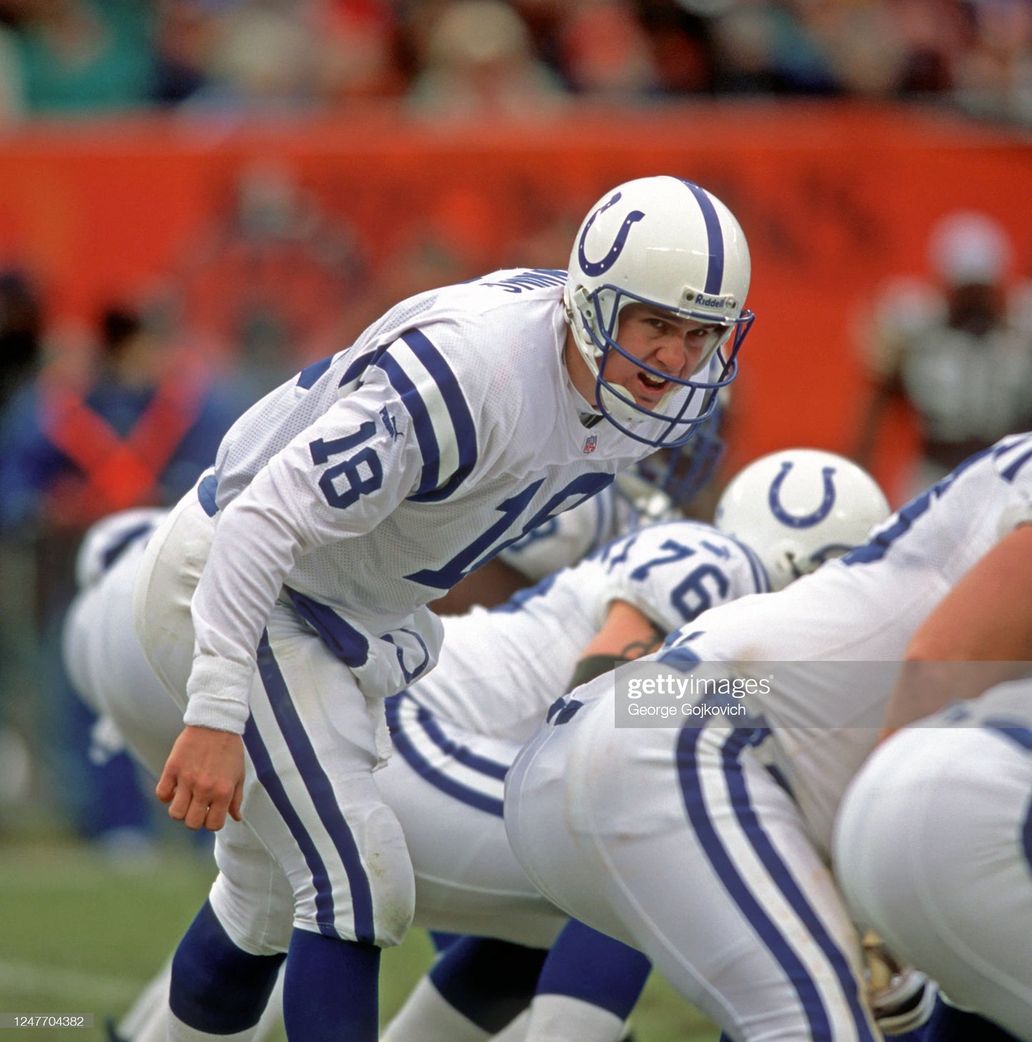 Indianapolis Colts 1999-2000 Peyton Manning NFL Football Jersey (48/XL)