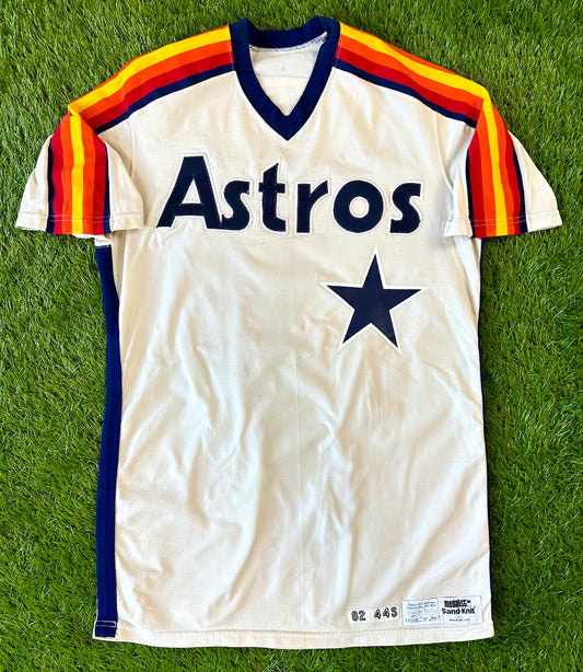 Houston Astros 1987 Nolan Ryan Cream Alternate MLB Baseball Jersey (38/Small)