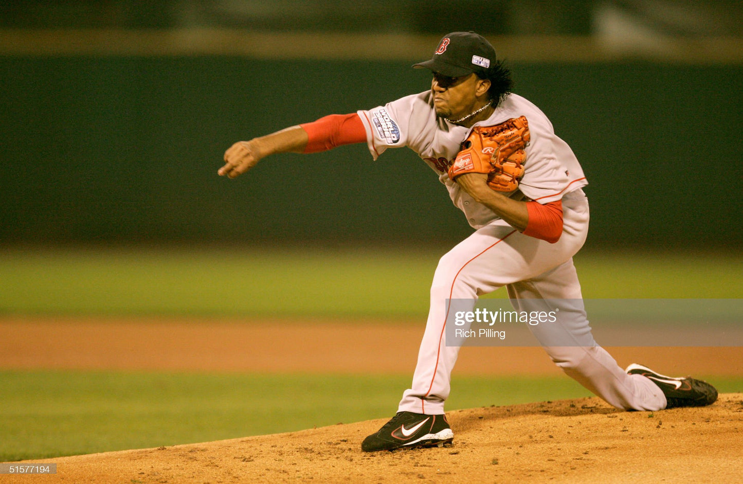 Boston Red Sox Pedro Martinez 2004 World Series MLB Baseball Jersey (48/XL)
