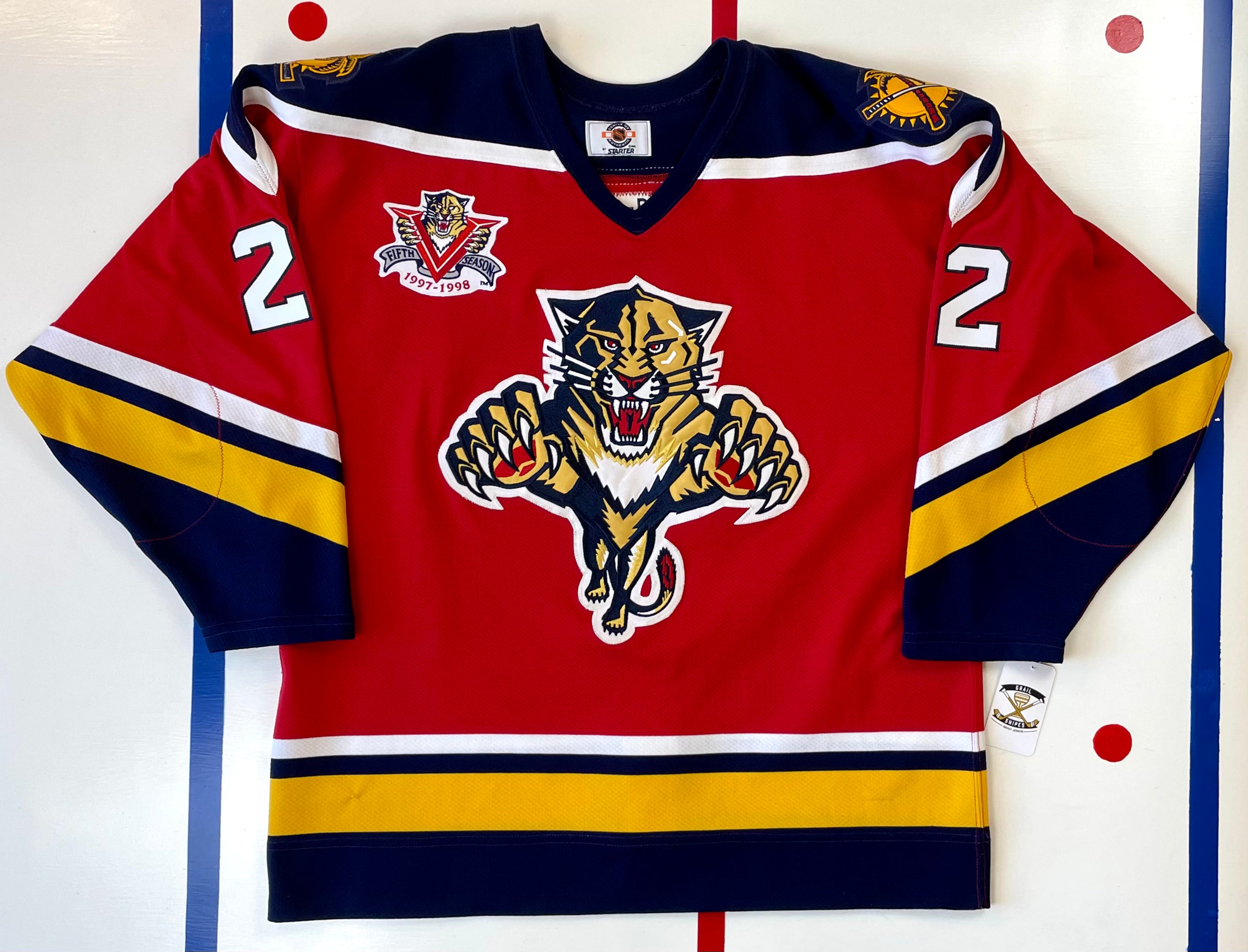 Florida Panthers 1997-98 Dino Ciccarelli NHL Hockey Jersey (52/XL