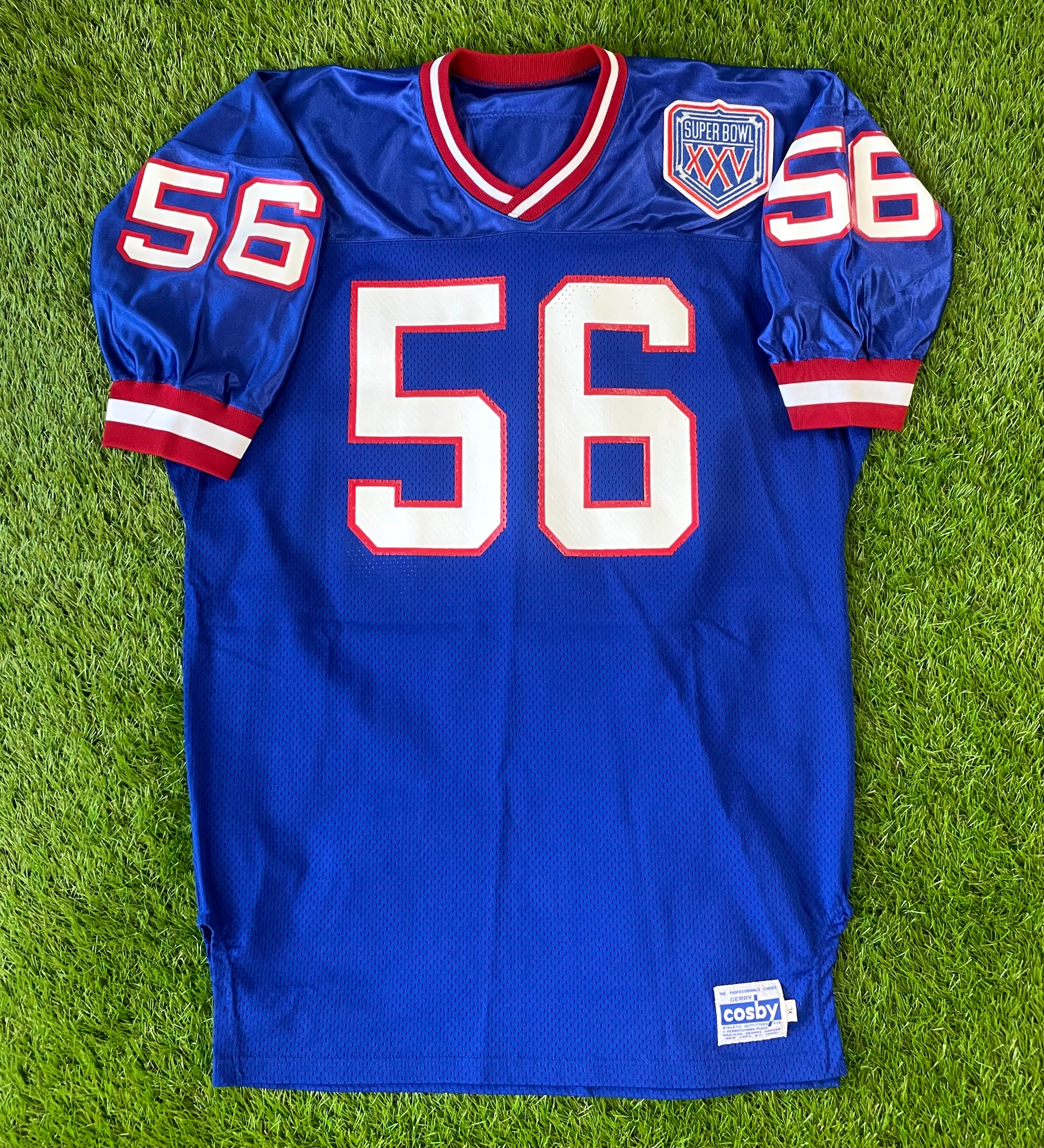 1991 Lawrence Taylor New York Giants Super Bowl XXV Sandknit NFL Jersey  Size XL – Rare VNTG