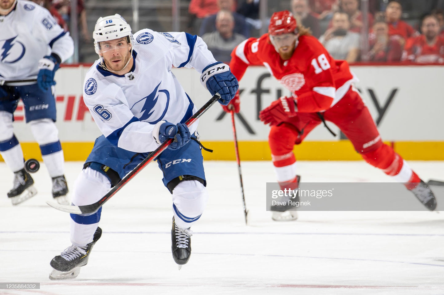 Tampa Bay Lightning 2018-19 Taylor Raddysh Game Worn NHL Hockey Jersey (58/XXXL)
