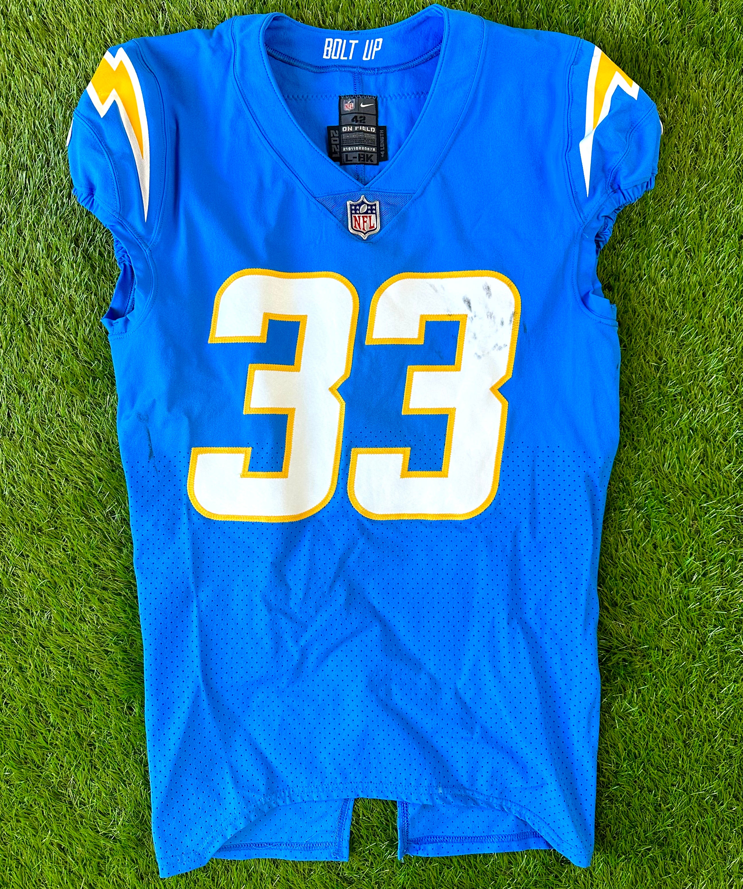 chargers jersey 2021