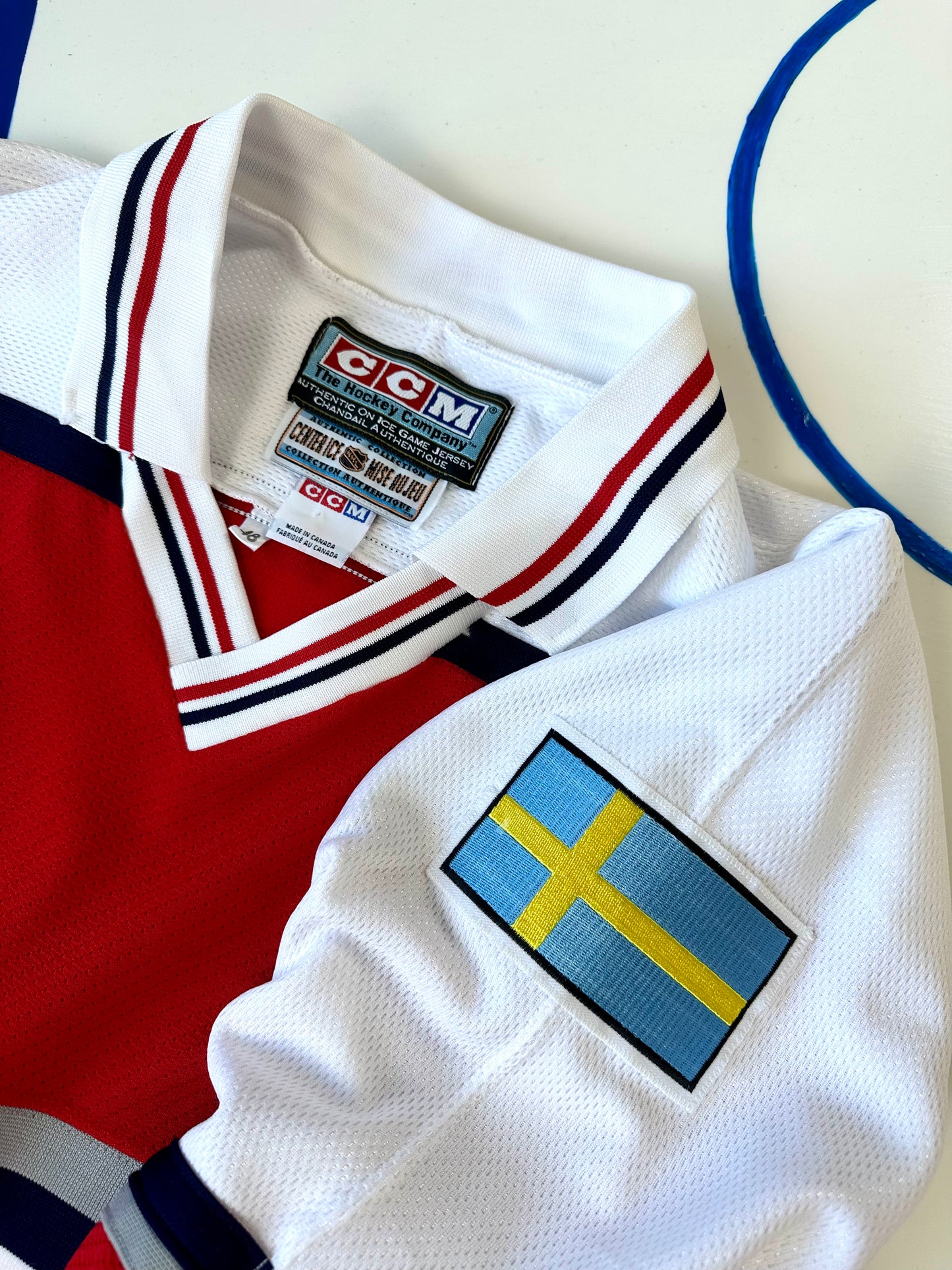 Peter Forsberg Team World 2000 NHL All-Star Game Colorado Avalanche Sweden Hockey Jersey (48/Large)