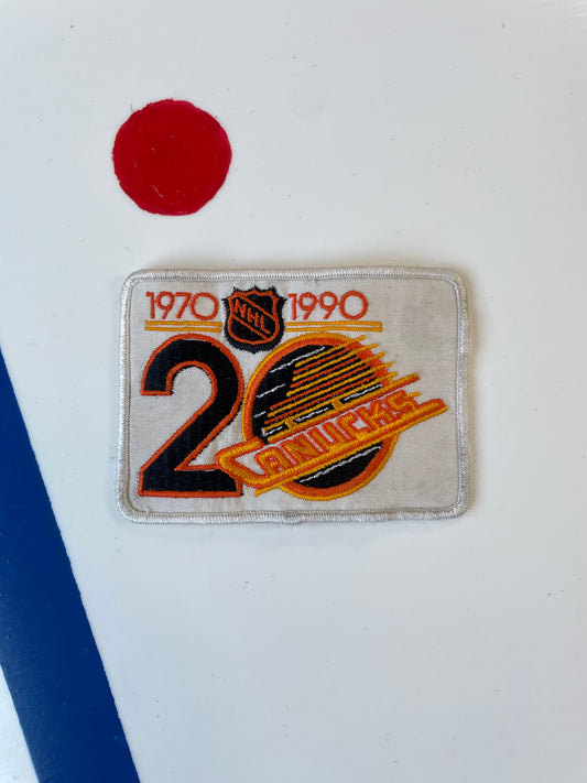 Vancouver Canucks 1990 20th Anniversary Patch