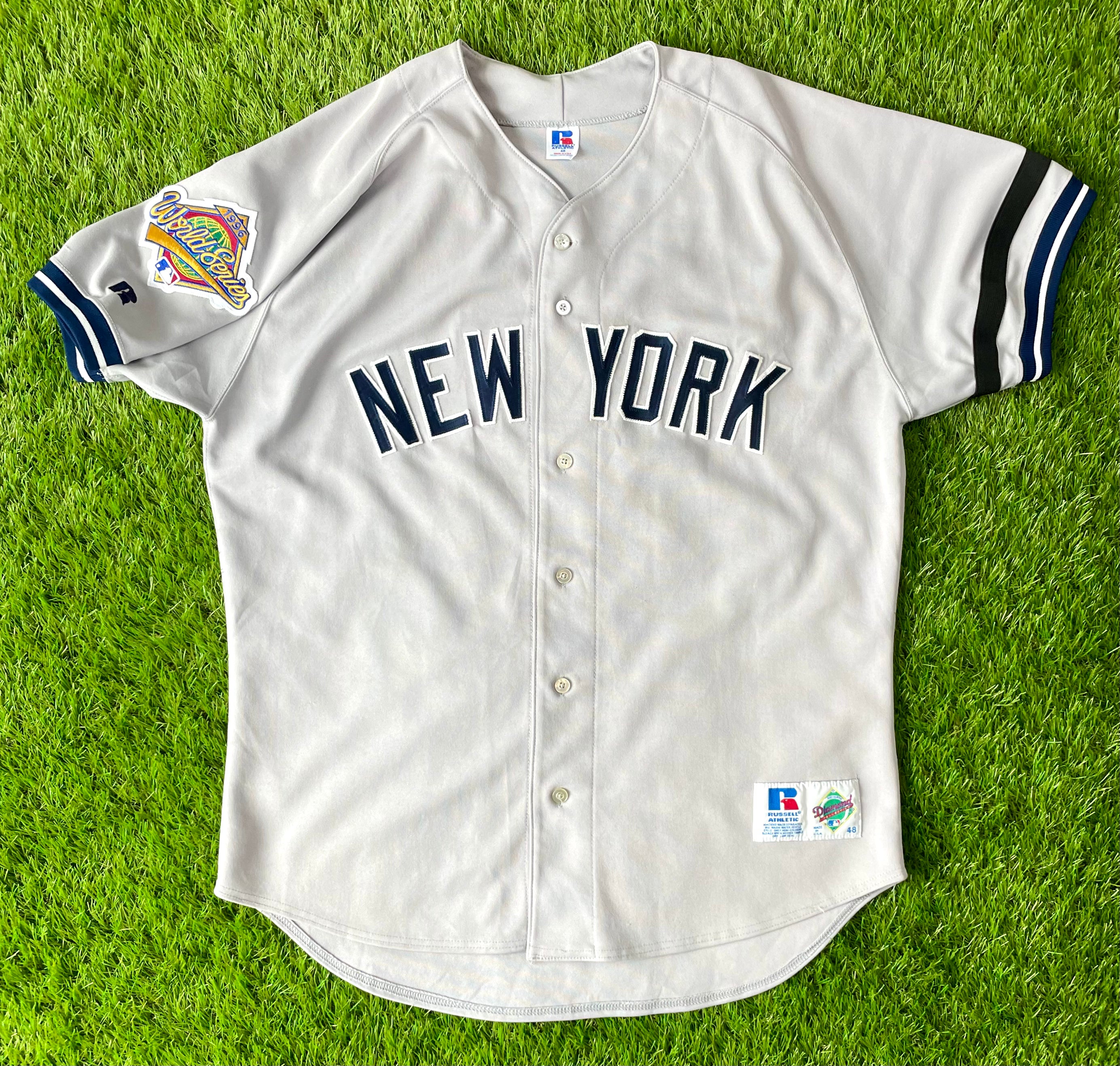 New York Yankees Derek Jeter 1996 World Series MLB Baseball Jersey