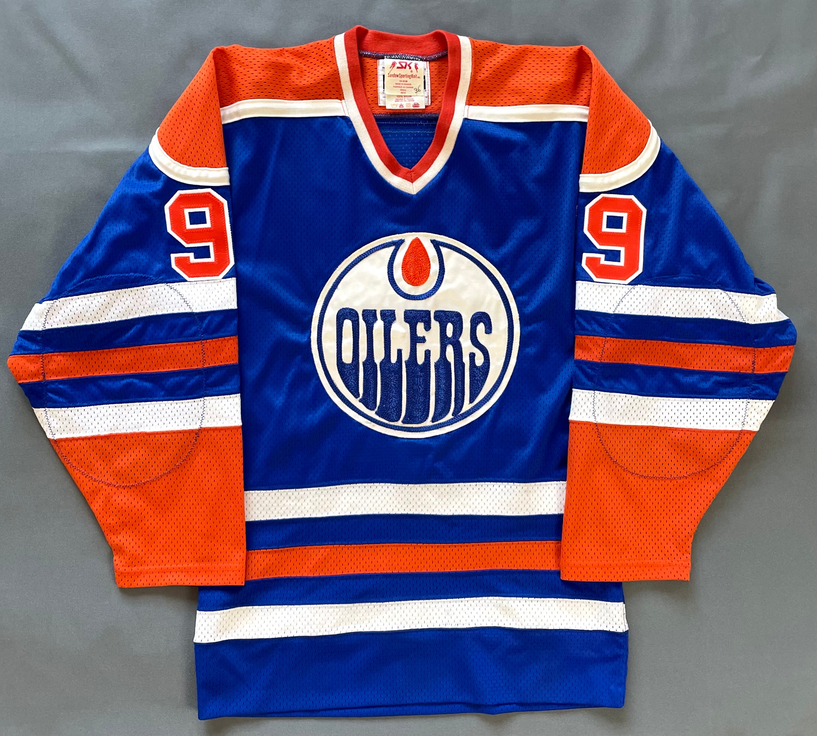 Edmonton Oilers Vintage Edmonton Oilers Authentic CCM Hockey 