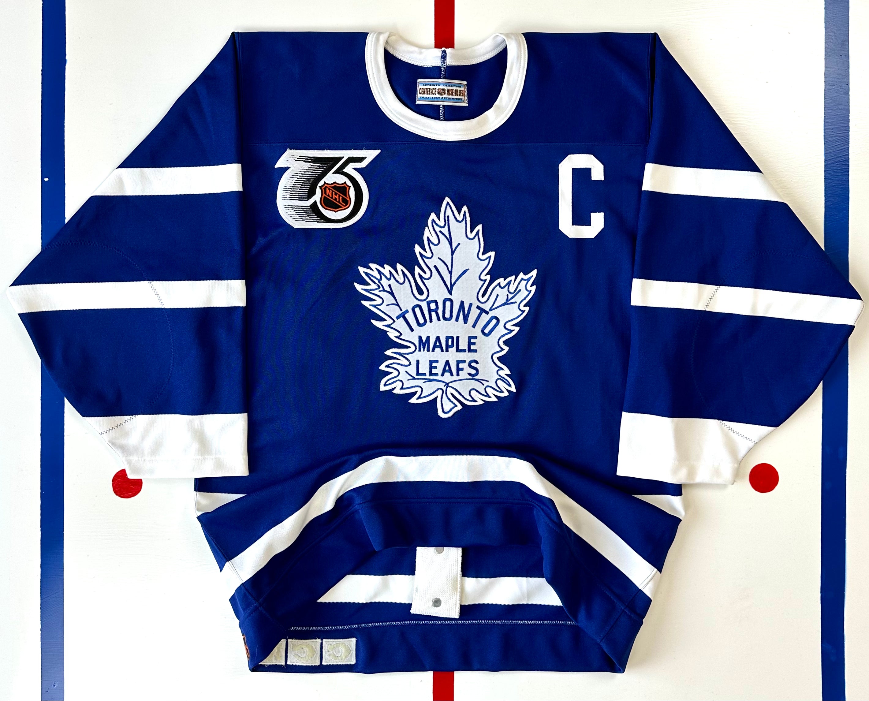 Maple leafs 100th anniversary jersey sales