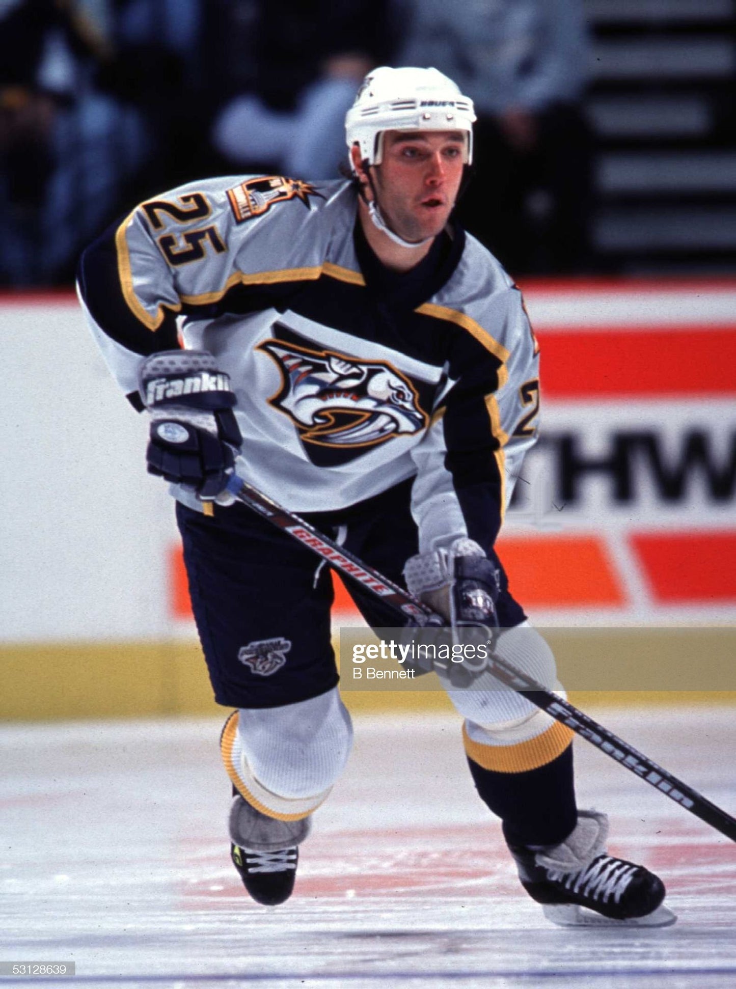Nashville Predators 1998-1999 Sergei Krivokrasov NHL Hockey Jersey (48/Large)