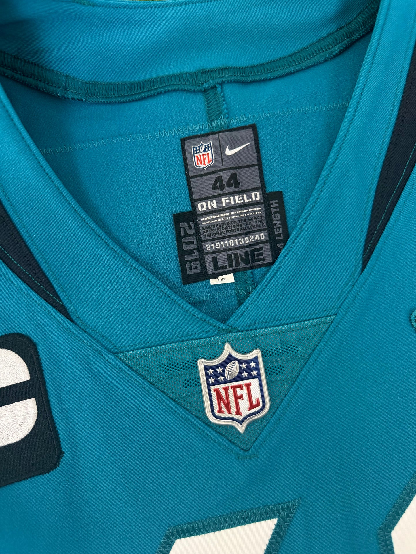 Jacksonville Jaguars Josh Allen 2020 NFL Football Jersey (44/Large)