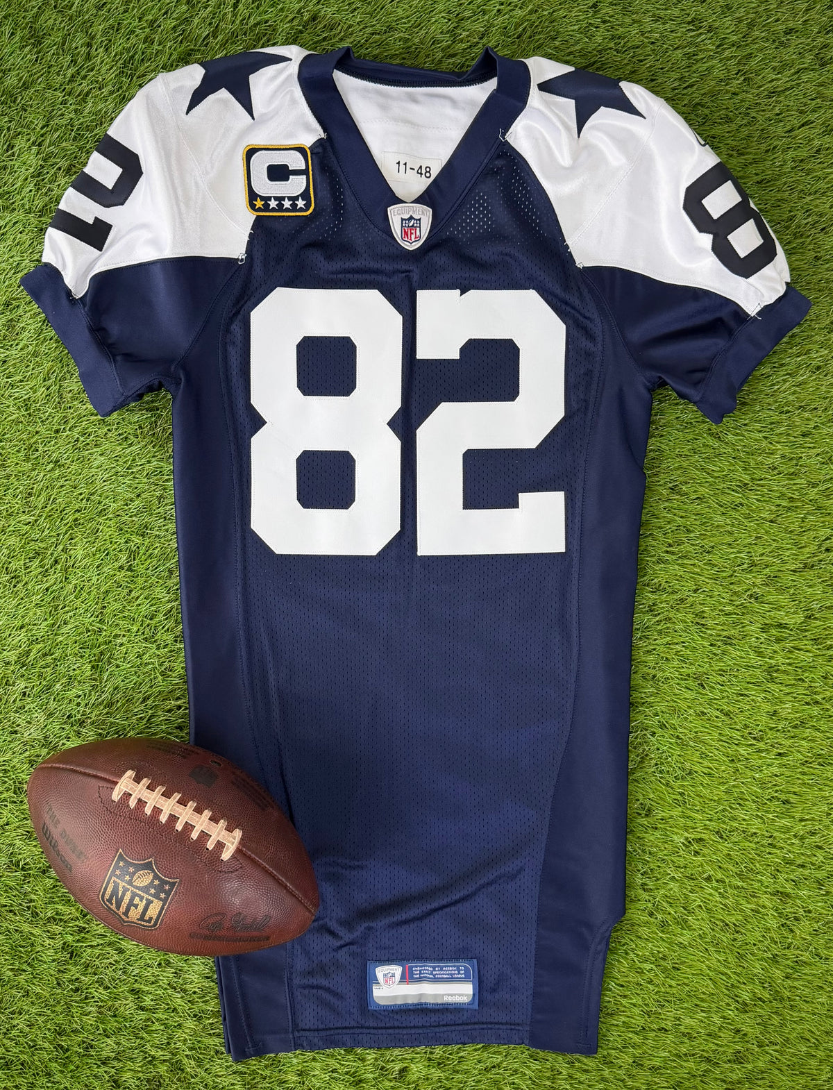 Dallas Cowboys Jason Witten 2011 Thanksgiving NFL Football Jersey (48/XL)