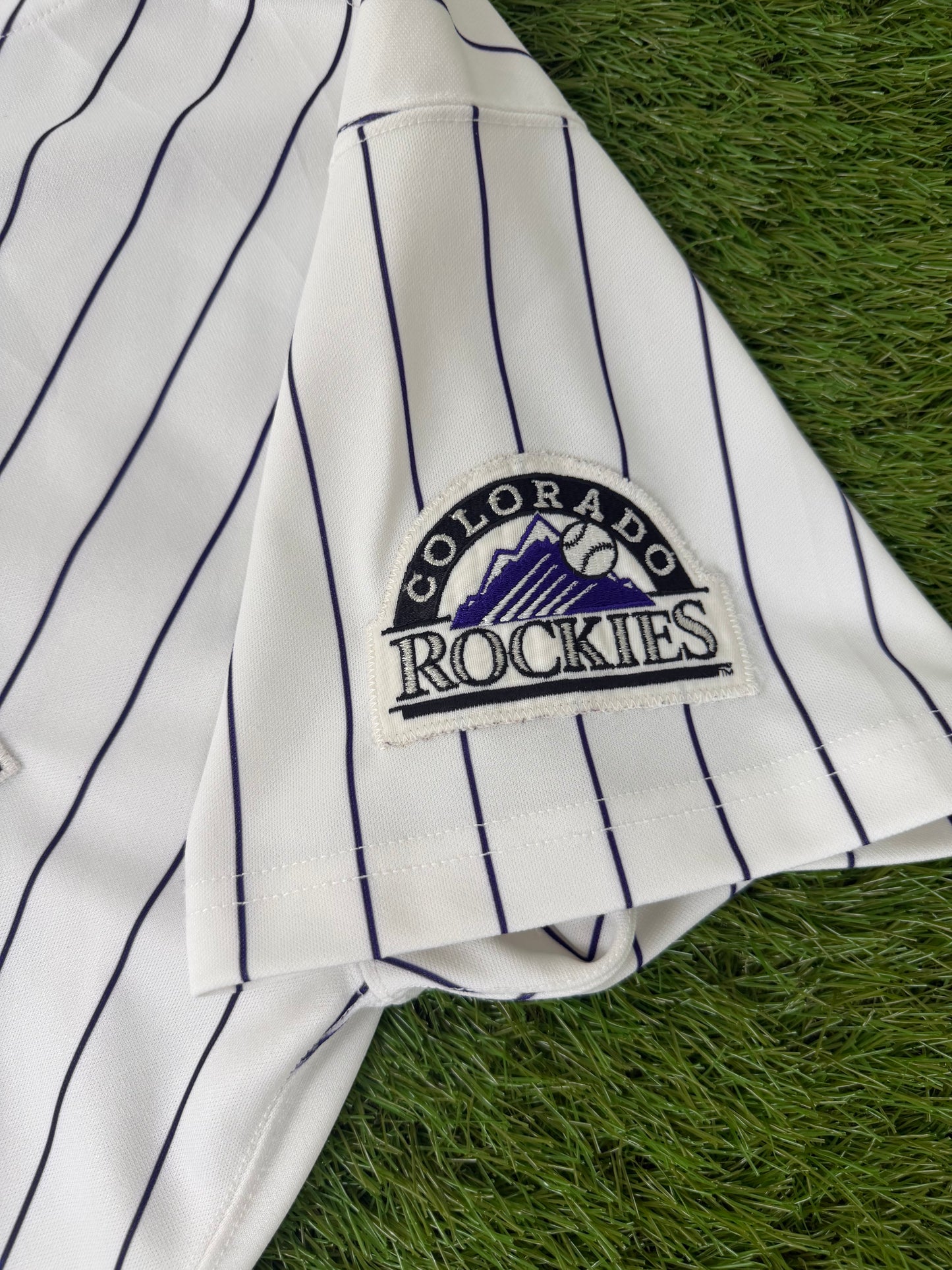 Colorado Rockies Larry Walker 1998 MLB Baseball Jersey (48/XL)