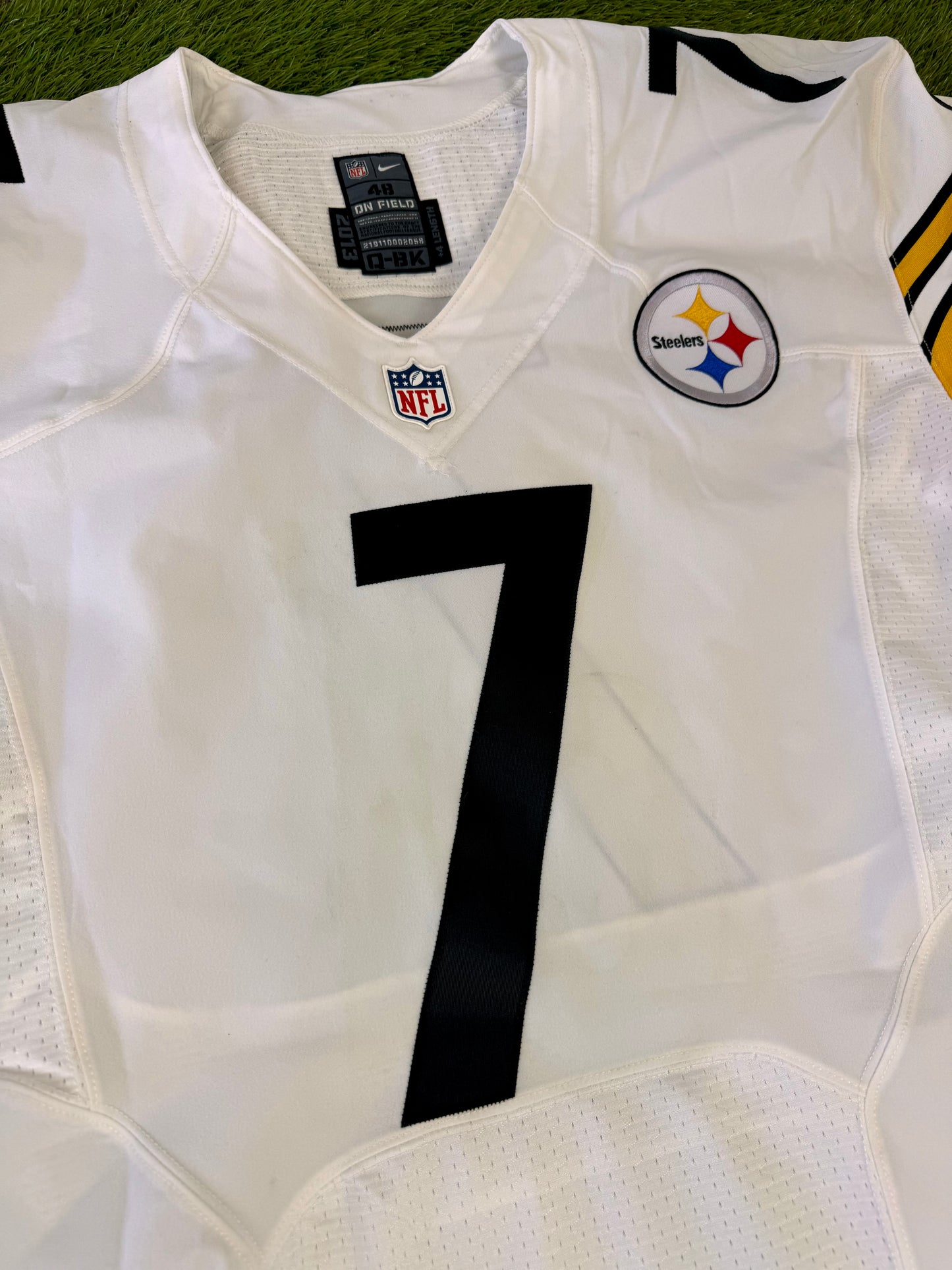 Pittsburgh Steelers 2013 Ben Roethlisberger Team Issued NFL Football Jersey (48/XL)