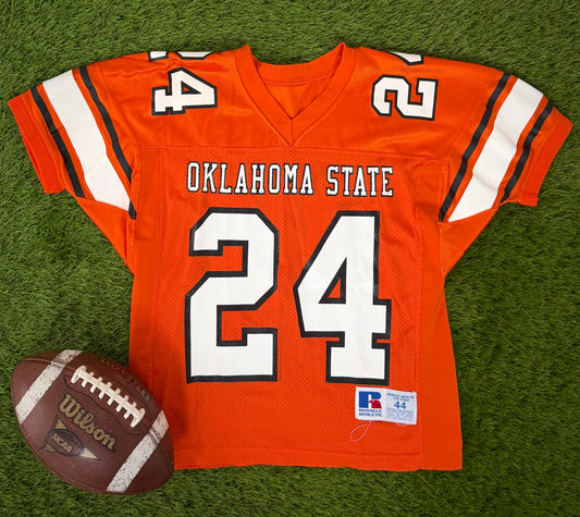 Oklahoma State Cowboys 1988 Team Issued College Football Jersey (44/Large)