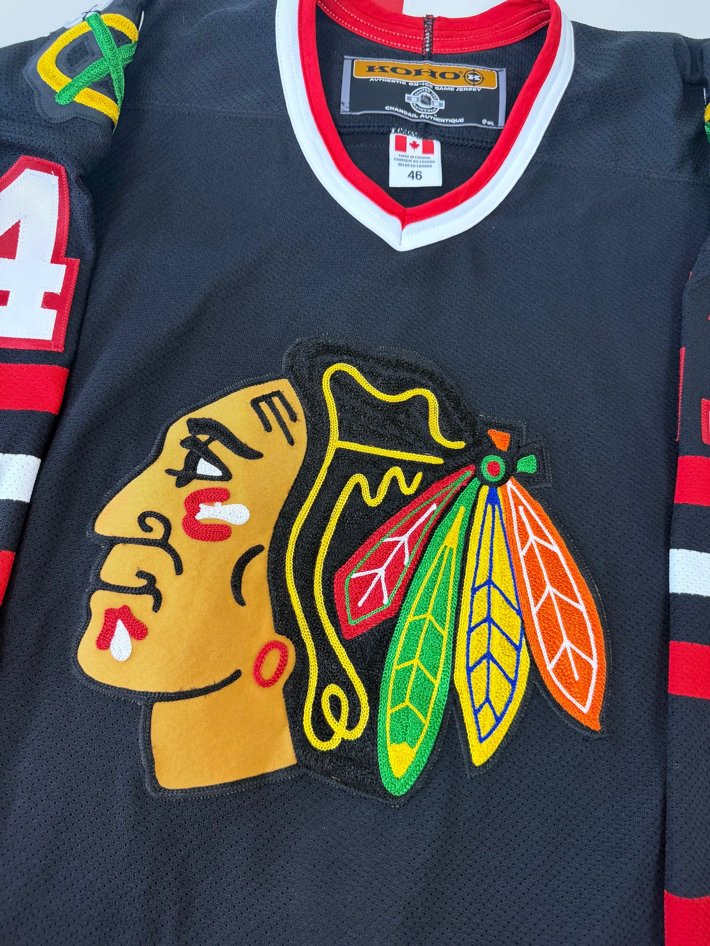 Chicago Blackhawks Jocelyn Thibault 2001-2004 Alternate NHL Hockey Jersey (46/Medium)