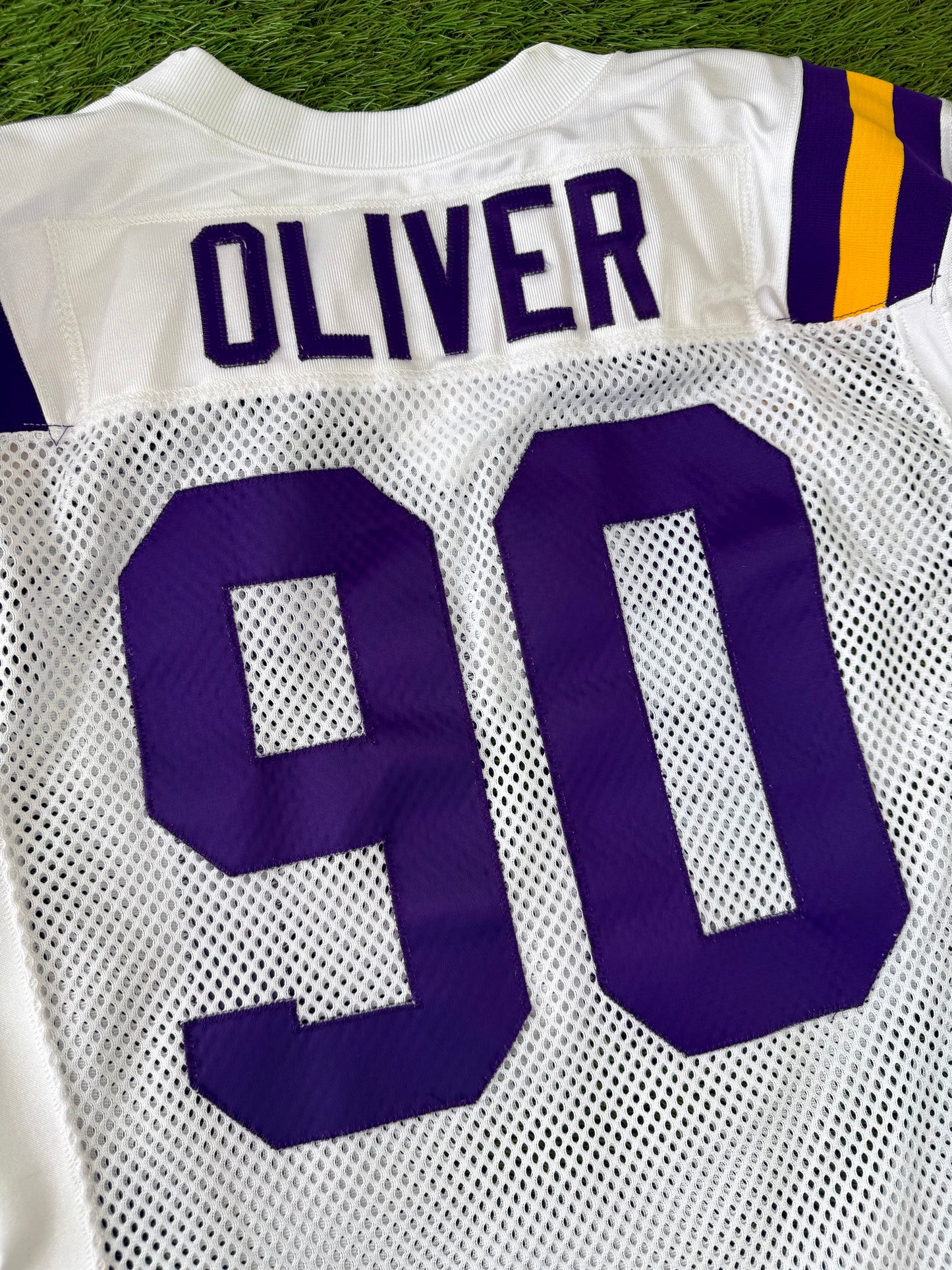 LSU Tigers Melvin Oliver 2005 Peach Bowl College Football Jersey (50/XL)