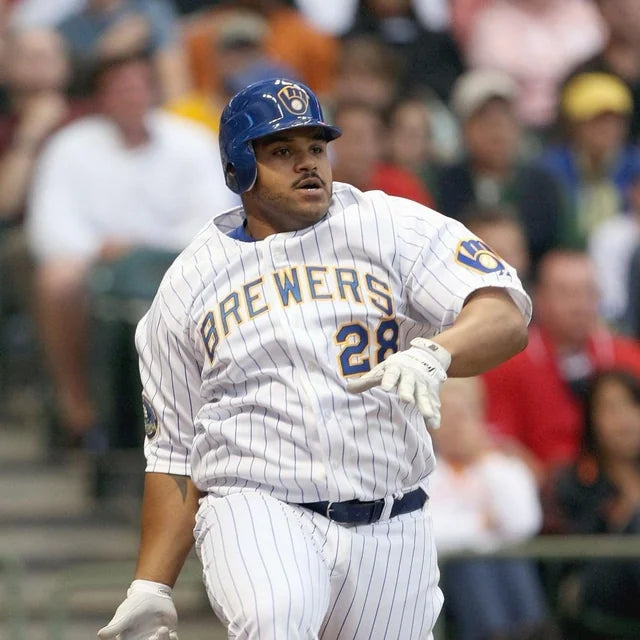 Milwaukee Brewers Prince Fielder 2007 Throwback MLB Baseball Jersey (44/Large)