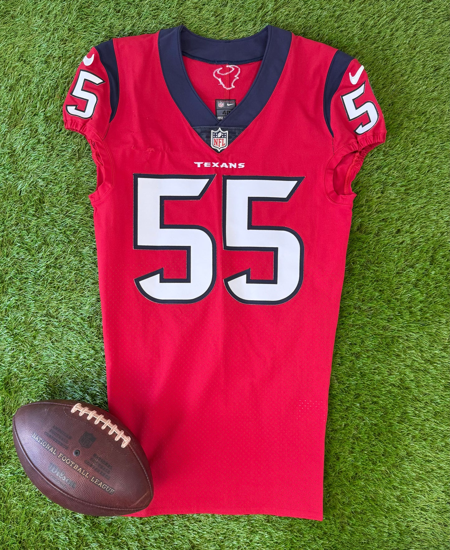 Houston Texans Jerry Hughes 2022 Alternate NFL Football Jersey (40/Medium)