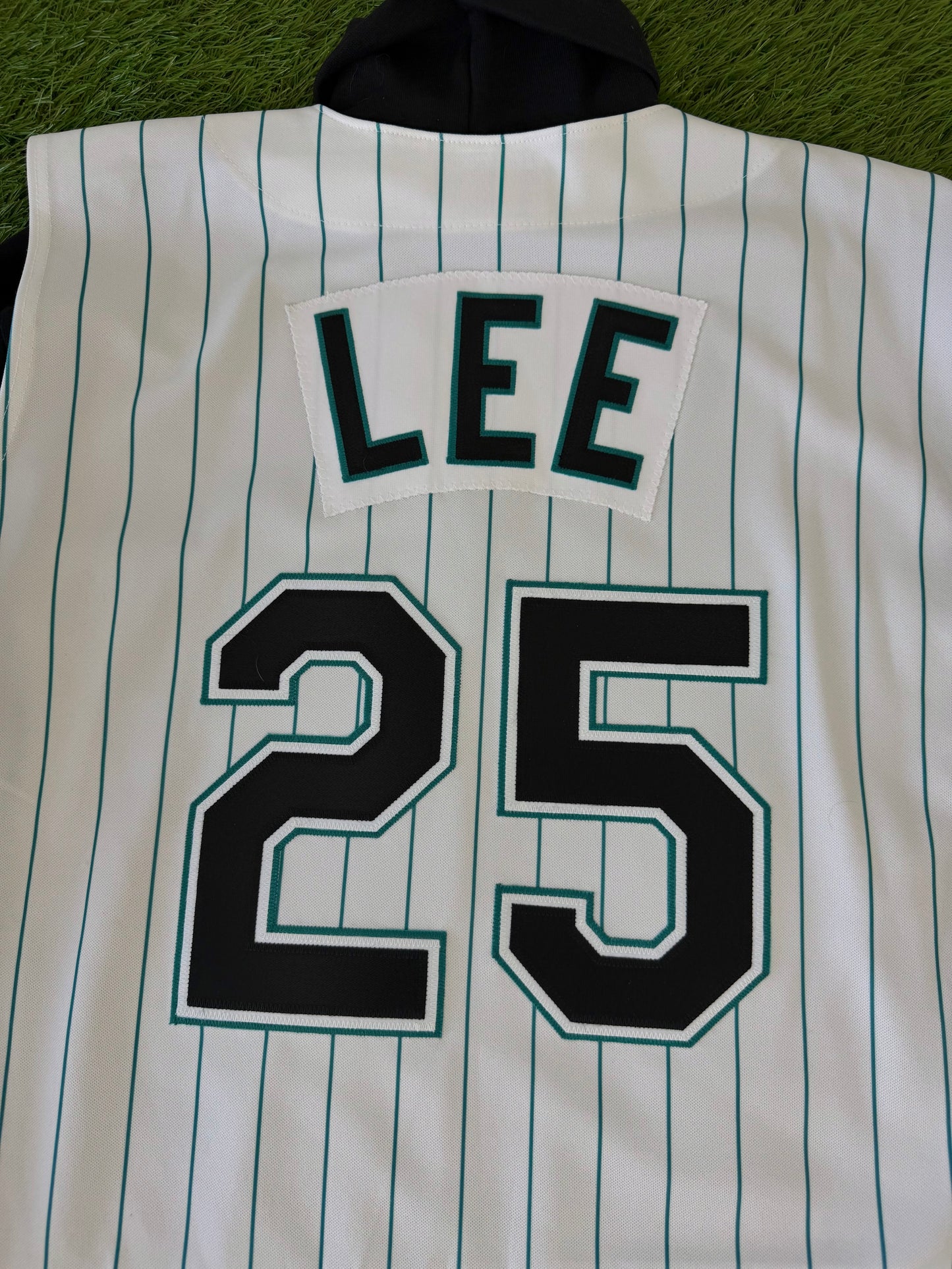 Florida Marlins 1998-1999 Derrick Lee MLB Baseball Jersey (46/Large)