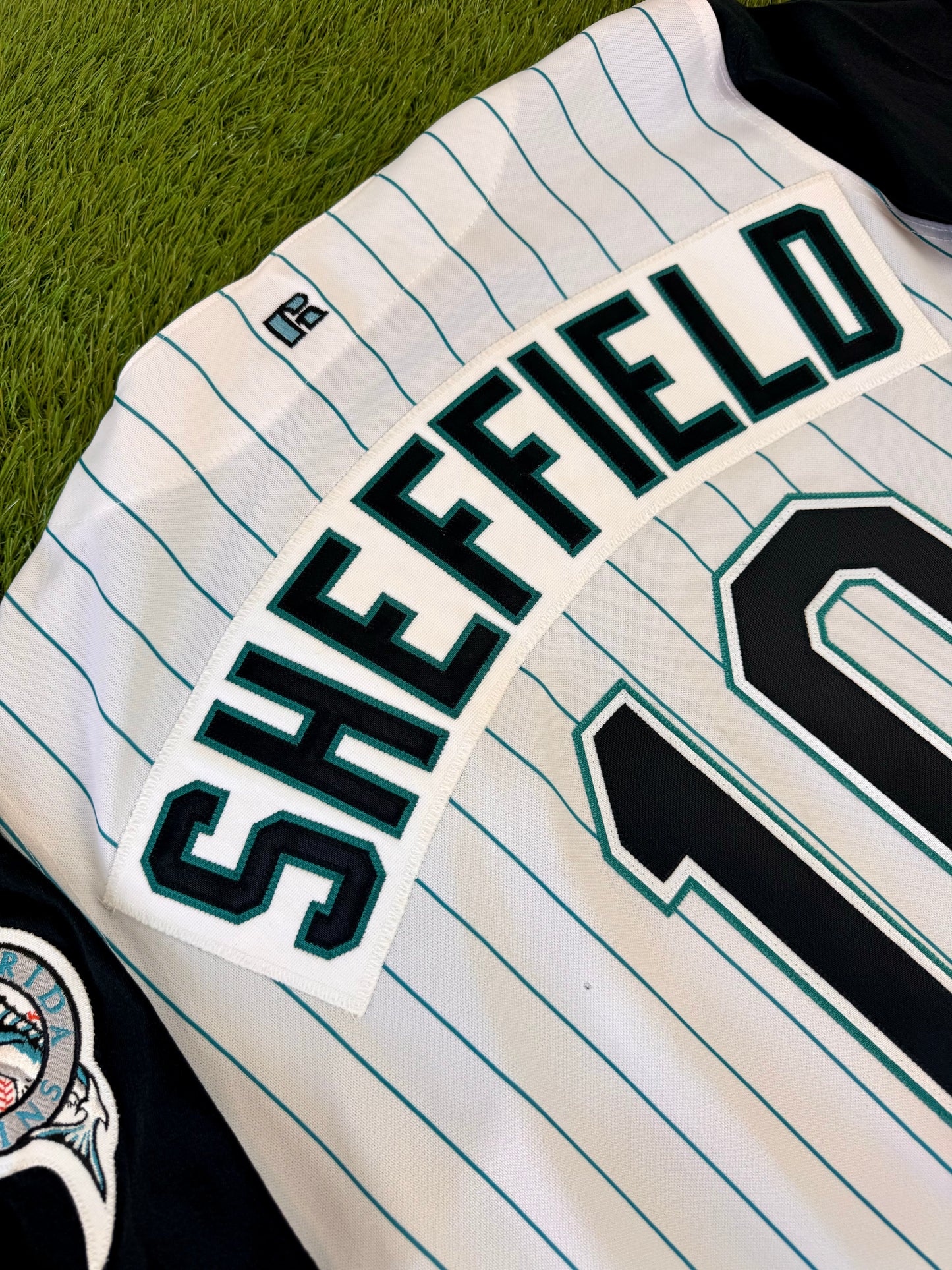 Florida Marlins 1995-1998 Gary Sheffield Home Vest Alternate MLB Baseball Jersey (46/Large)