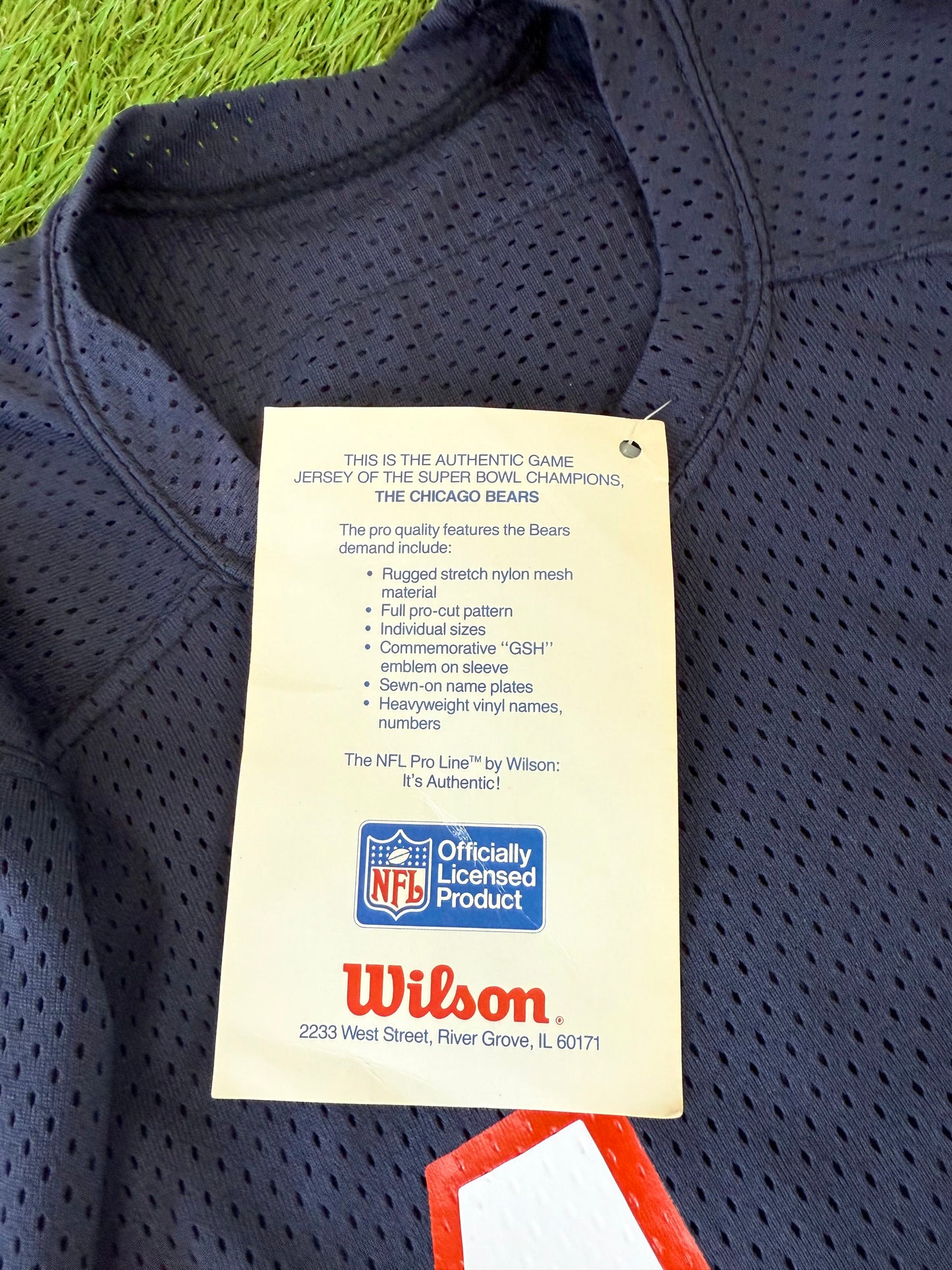 Chicago Bears Gary Fencik 1984-1985 NFL Football Jersey (36/Small)