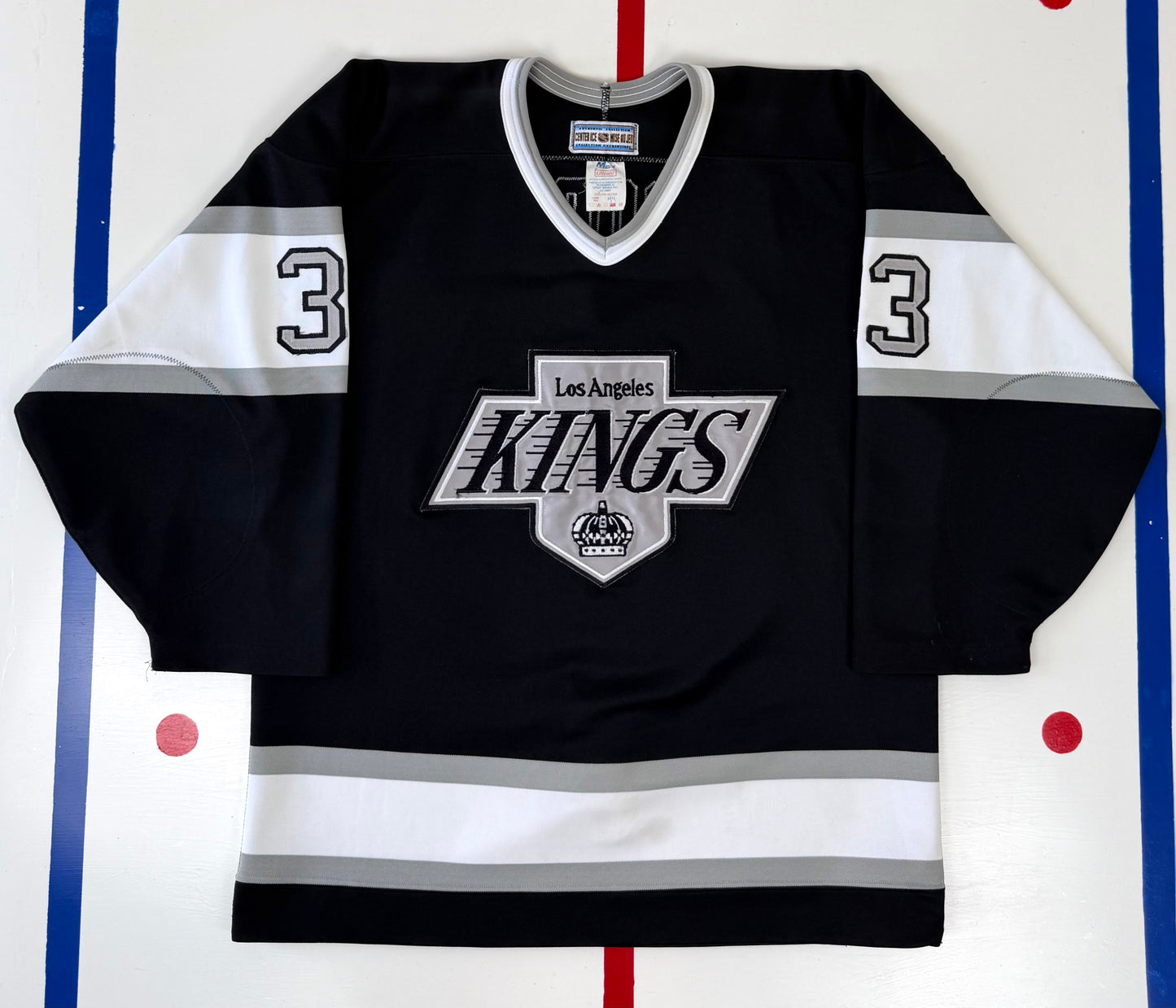Los Angeles Kings Marty McSorley Autographed 1990-1991 NHL Hockey Jersey (44/Medium)