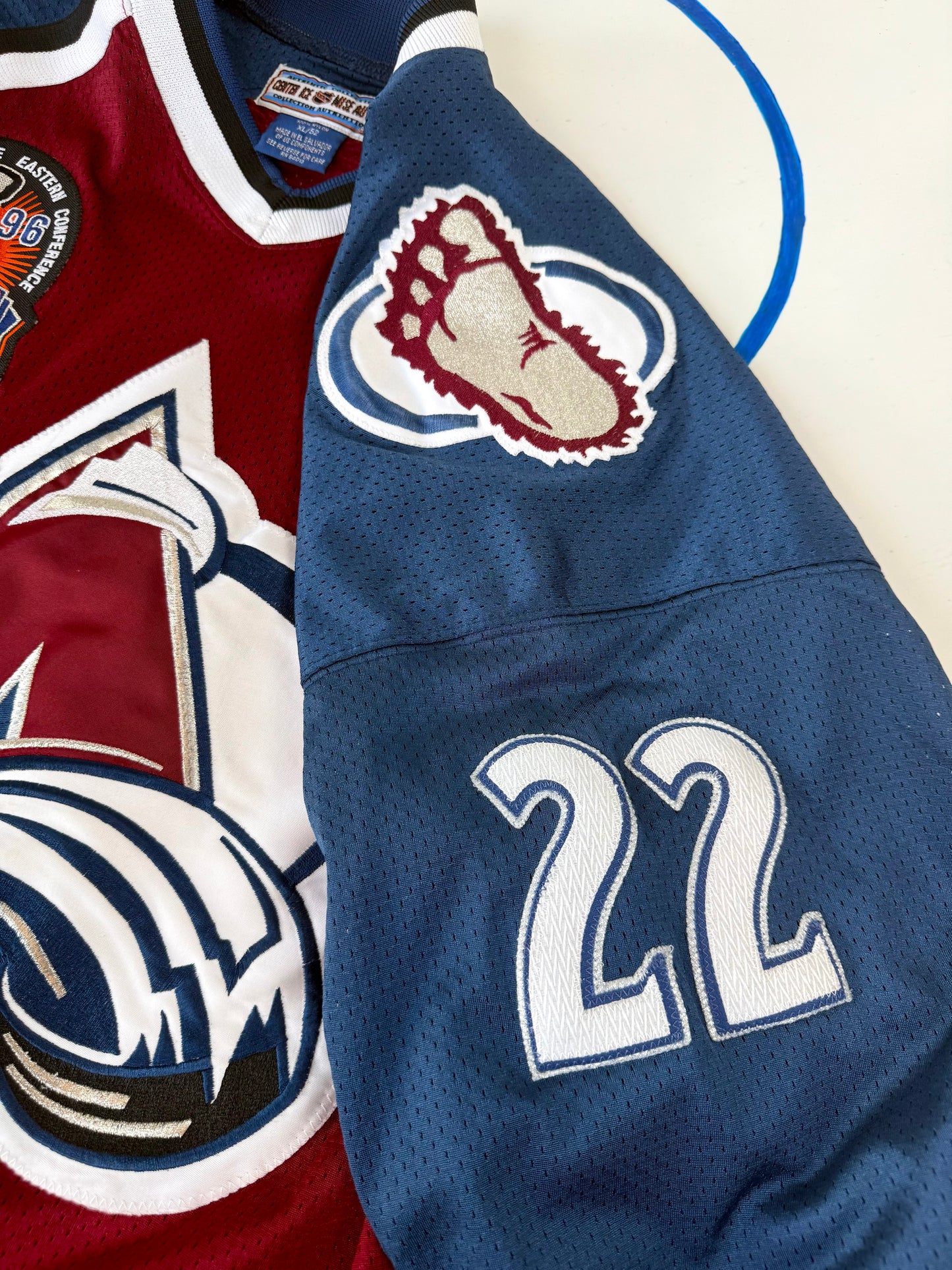 Colorado Avalanche Claude Lemieux 1996 Stanley Cup Finals NHL Hockey Jersey (52/XL)
