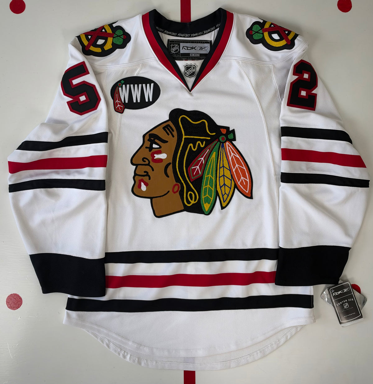 Chicago Blackhawks Dustin Byfuglien 2007-2008 NHL Hockey Jersey (46/Small)