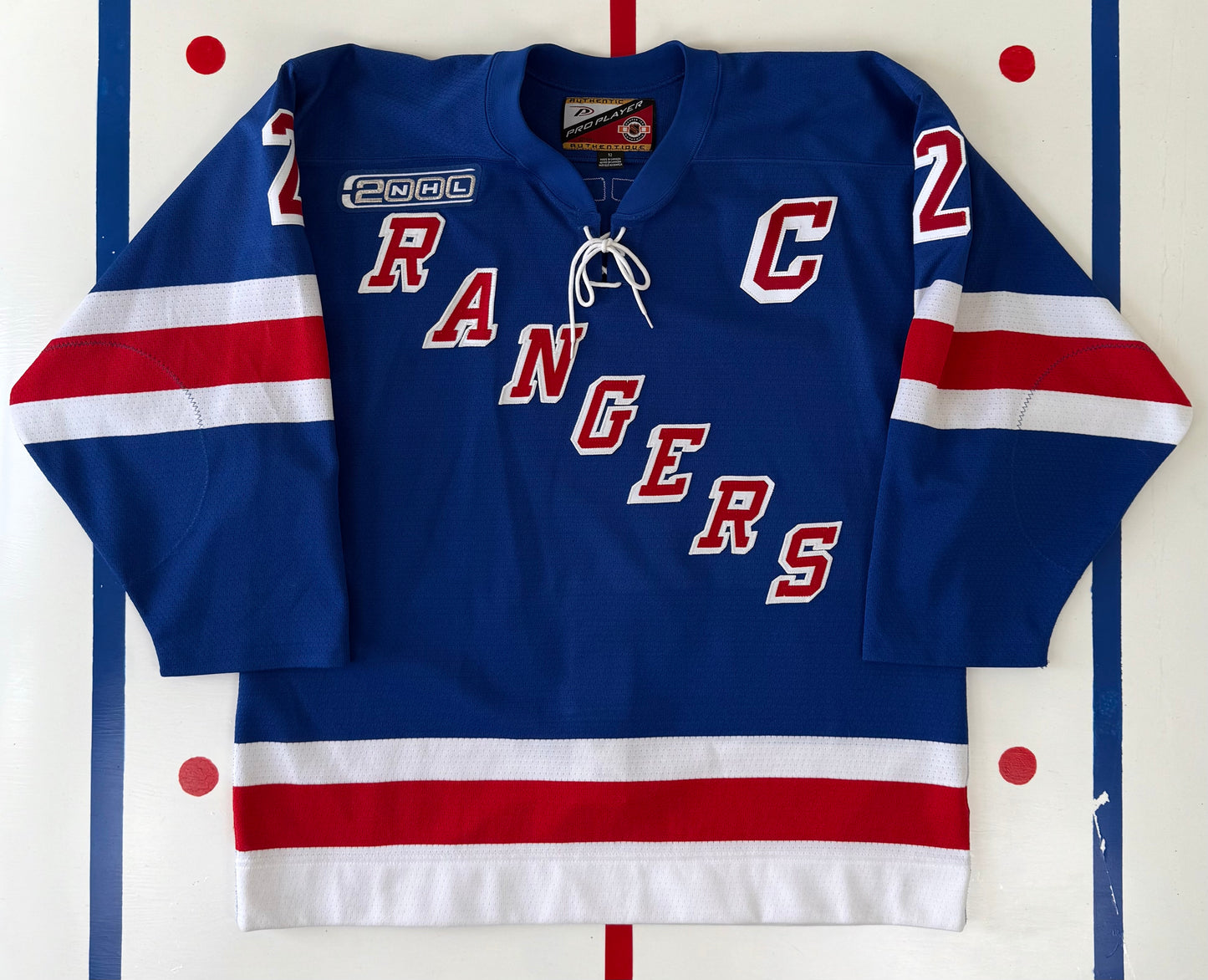 New York Rangers Brian Leetch 1999-2000 NHL Hockey Jersey (52/XL)
