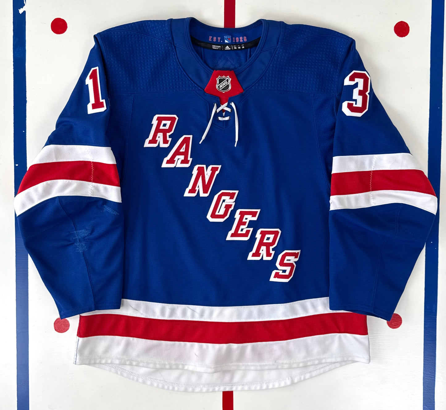 New York Rangers Alexis Lafrenière 2021-2024 NHL Hockey Jersey (56/XXL)