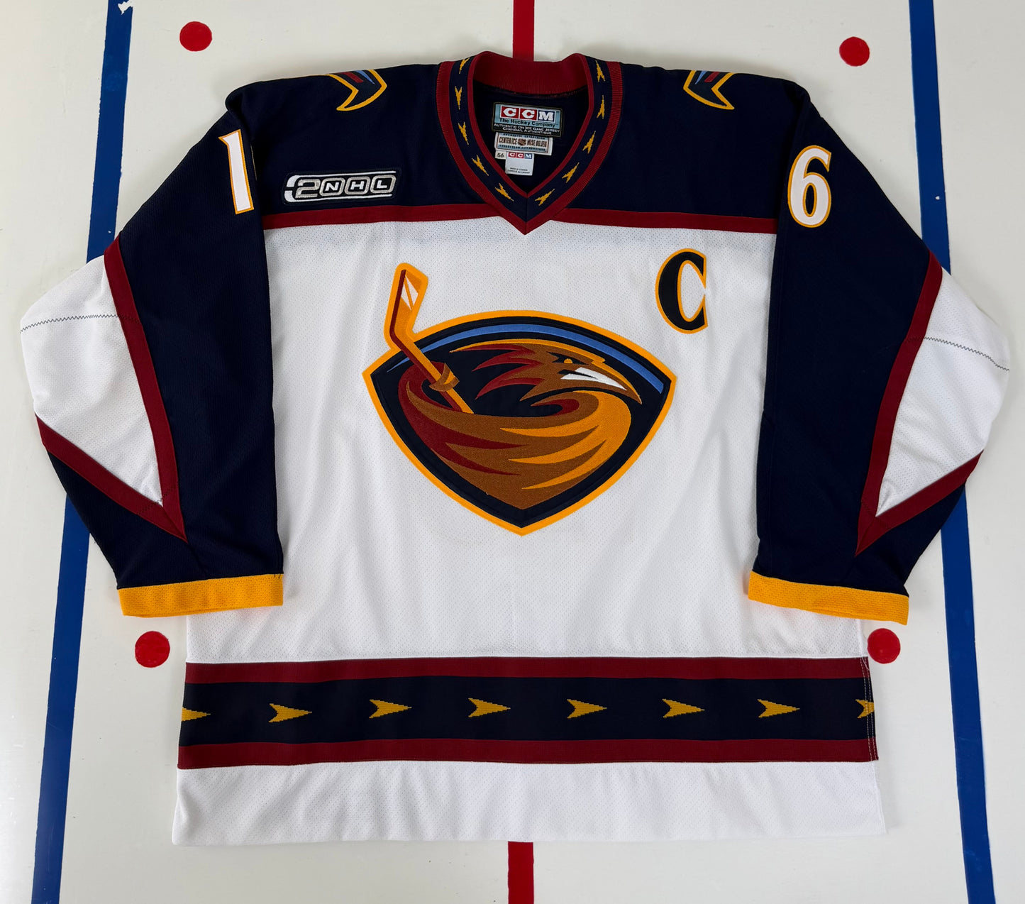 Atlanta Thrashers Buchberger 1999-2000 NHL Hockey Jersey (56/XXL)