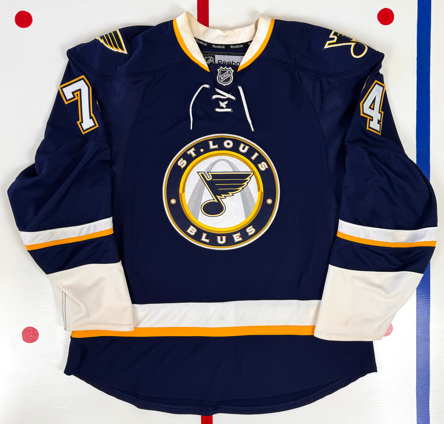 St. Louis Blues 2009-2011 T.J. Oshie Alternate NHL Hockey Jersey (54/XL)