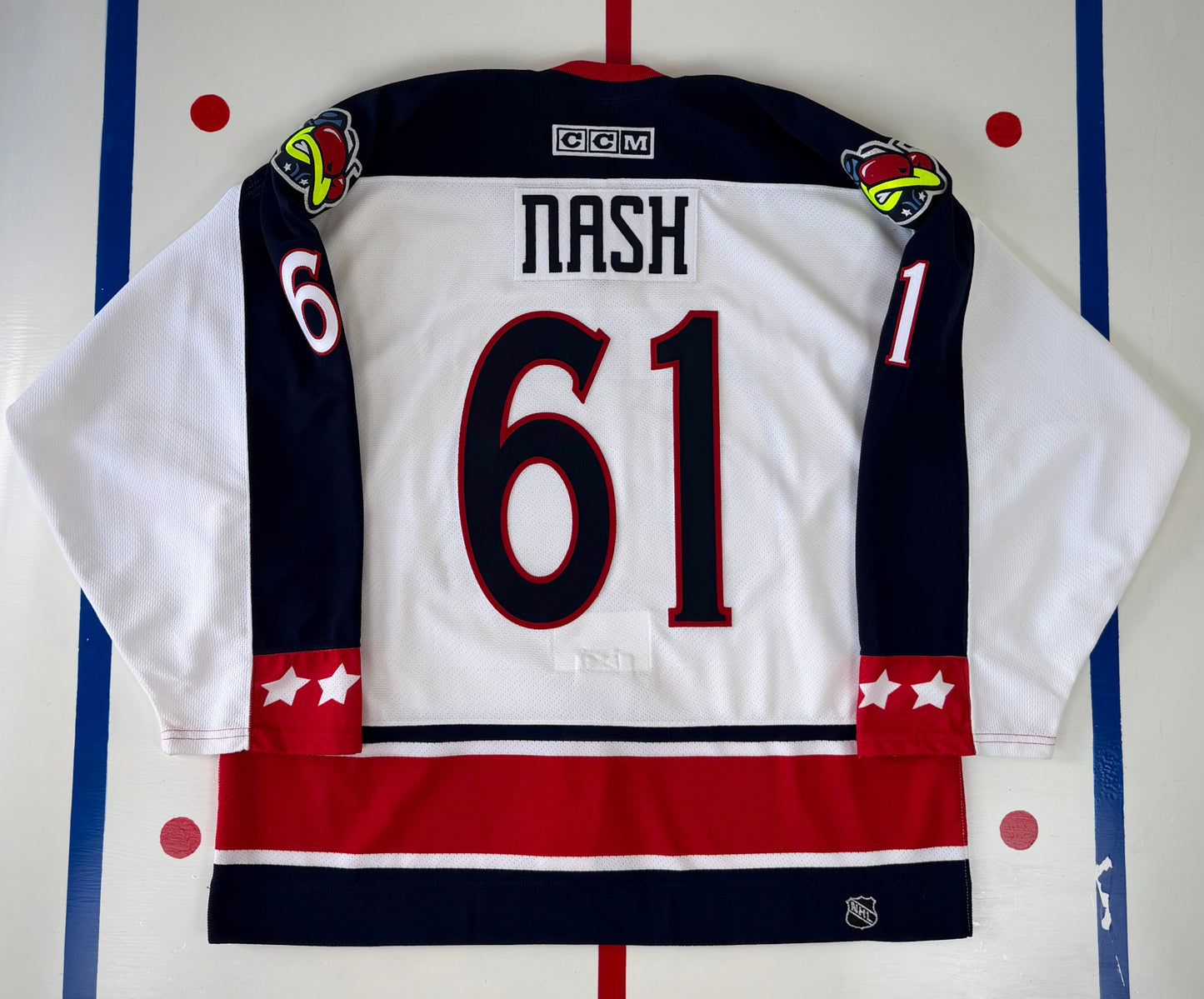 Columbus Blue Jackets Rick Nash 2002-2003 NHL Hockey Jersey (52/XL)