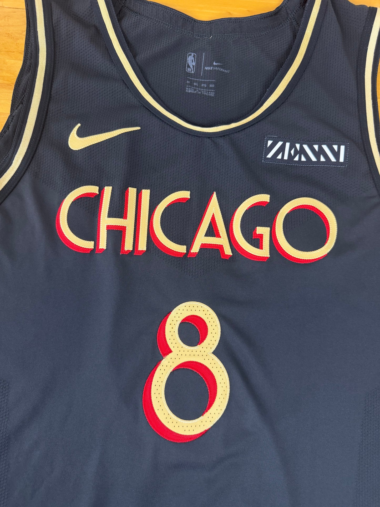 Chicago Bulls Zach LaVine 2020-2021 City Edition NBA Basketball Jersey (58/XXXL)