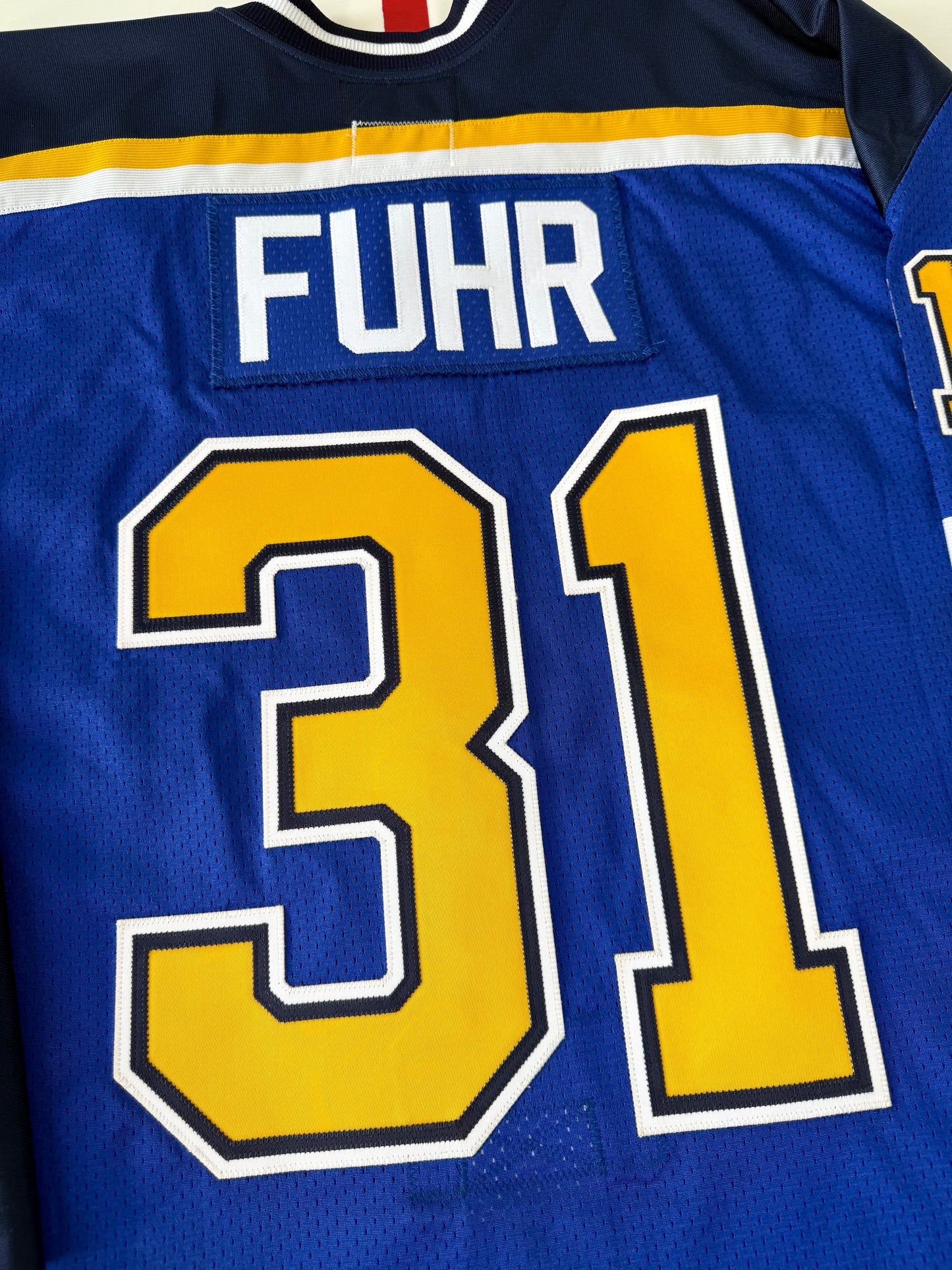 St. Louis Blues Grant Fuhr 1998-1999 NHL Hockey Jersey (48/Large)