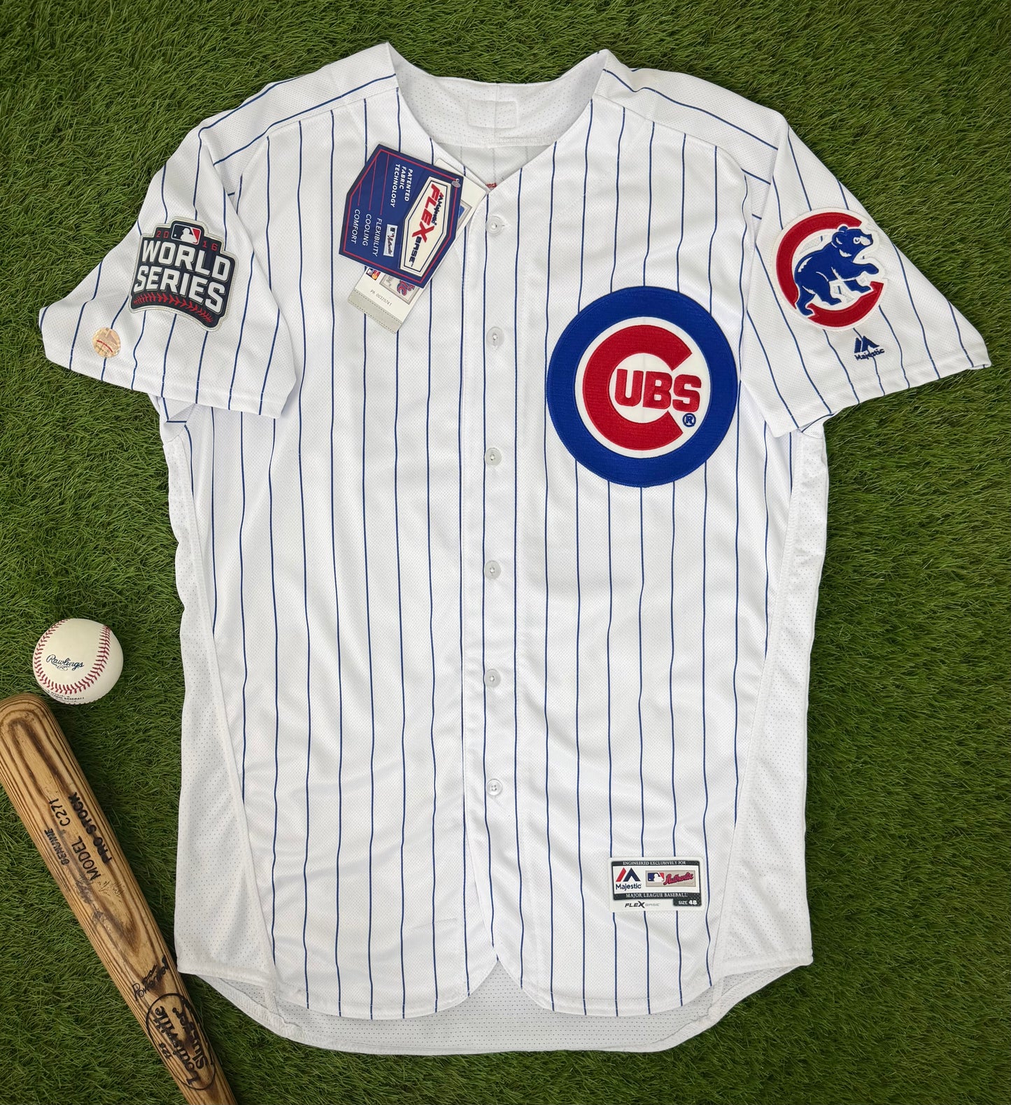 Chicago Cubs Kris Bryant 2016 World Series MLB Baseball Jersey (48/XL)