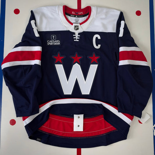 Washington Capitals Alexander Ovechkin 2021-2024 Alternate NHL Hockey Jersey (56/XXL)