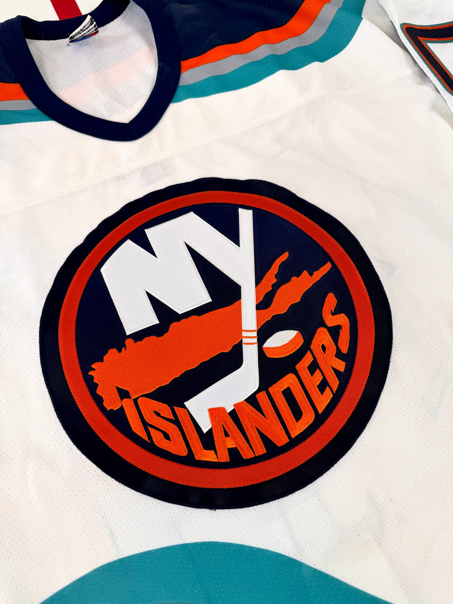 New York Islanders Roberto Luongo 1997 Preseason NHL Hockey Jersey (56G/XXXL)