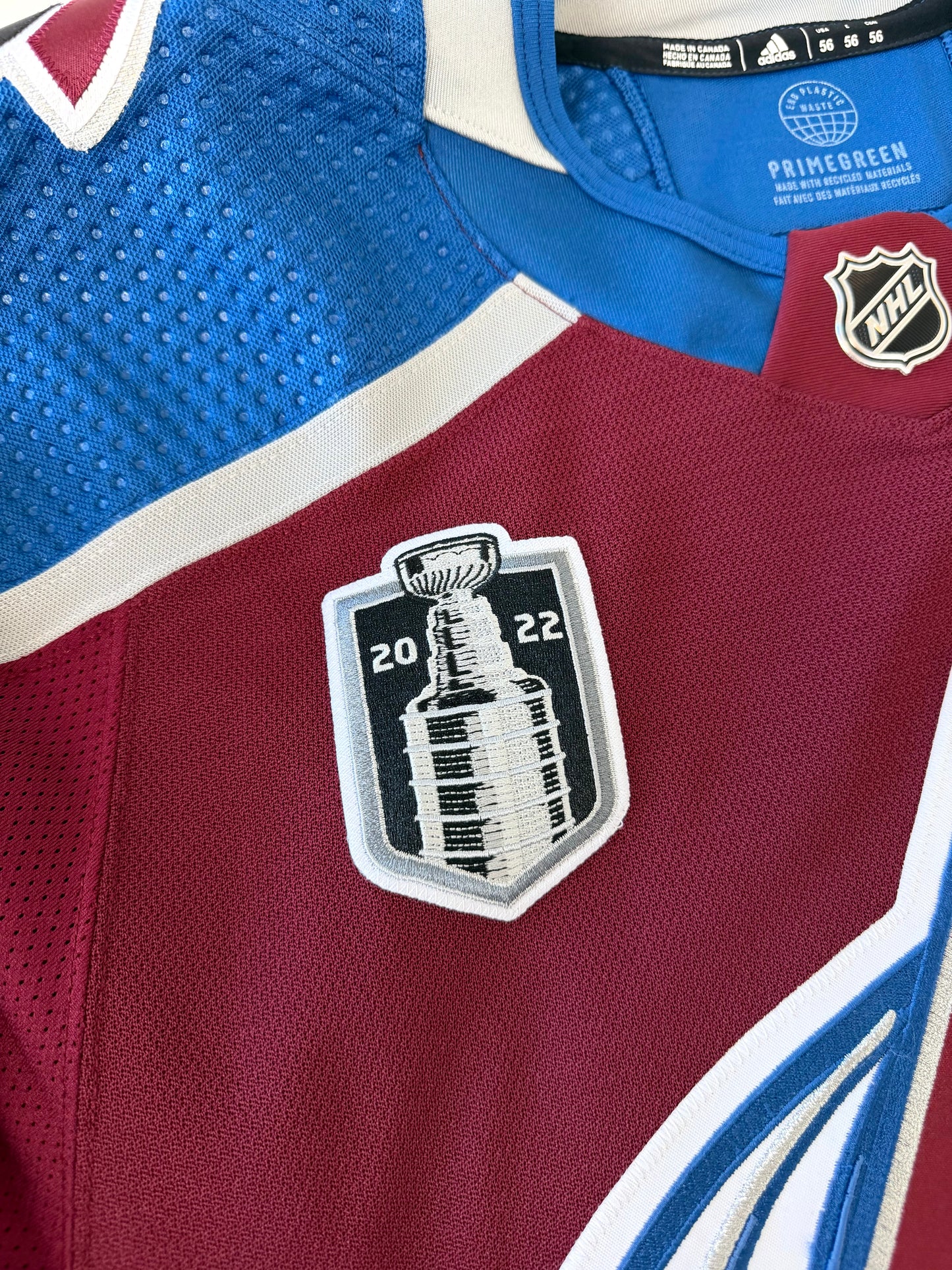 Colorado Avalanche Cale Makar 2022 Stanley Cup Finals NHL Hockey Jersey (56/XXL)