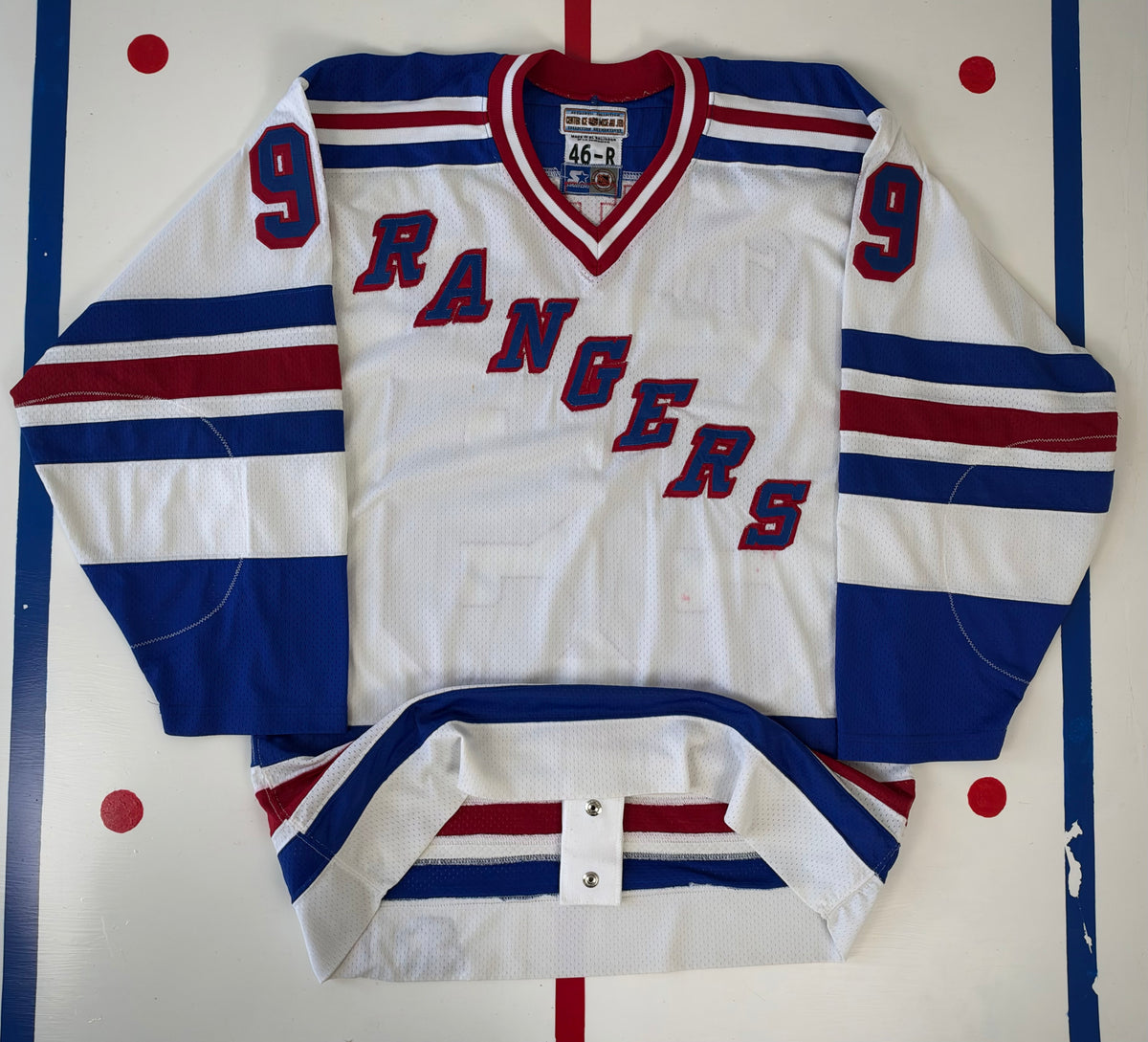 New York Rangers Wayne Gretzky 1996-1997 NHL Hockey Jersey (46/Medium)