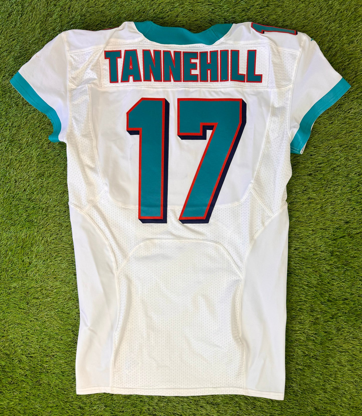 Miami Dolphins 2012 Ryan Tannehill Team Issued NFL Football Jersey (44/Large)
