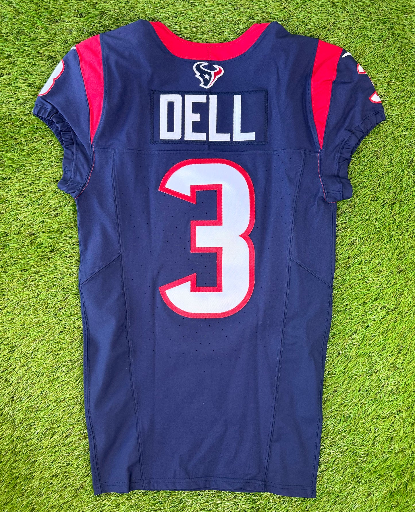 Houston Texans 2023 Tank Dell Game Issued NFL Football Jersey (36/Small)