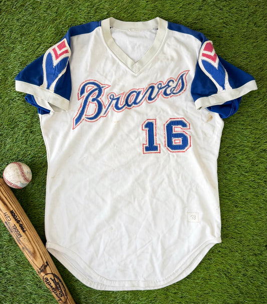 Atlanta Braves Sonny Jackson 1973 Game Worn MLB Baseball Jersey (42/Large)